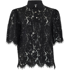 Paloma Lace Blouse - Black