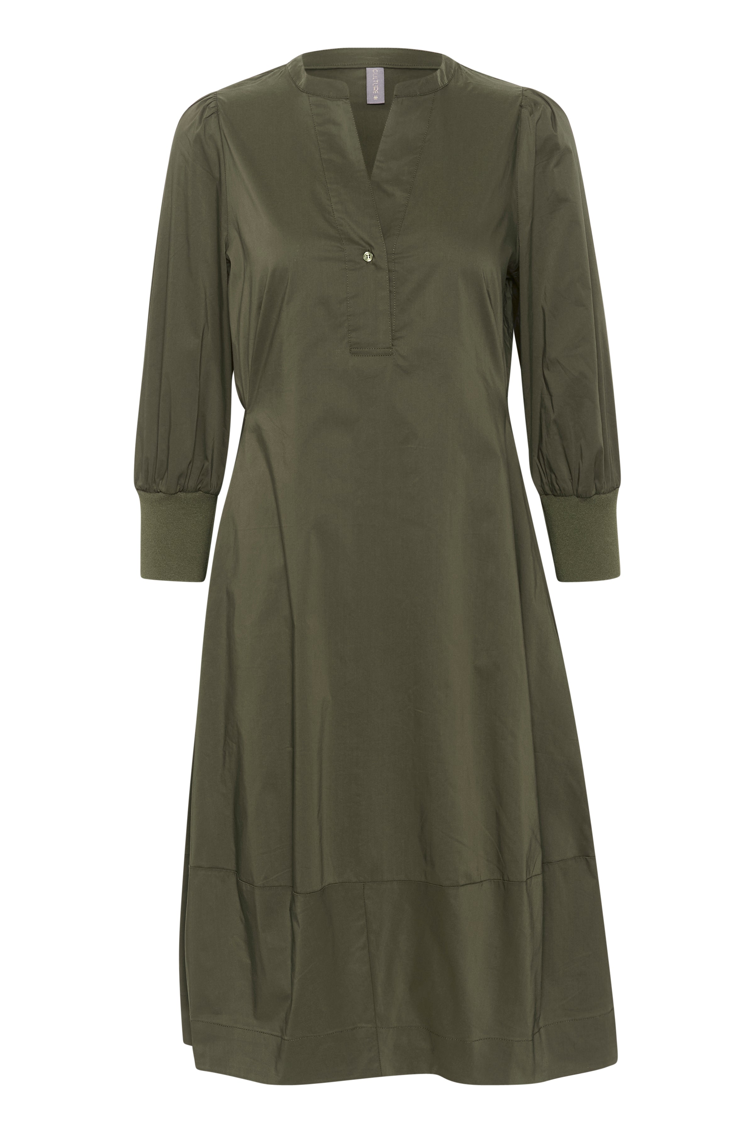 Antoinett 3/4 Sleeve Dress - Burnt Olive