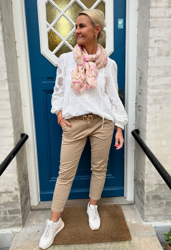 Brita cropped pants - Dune