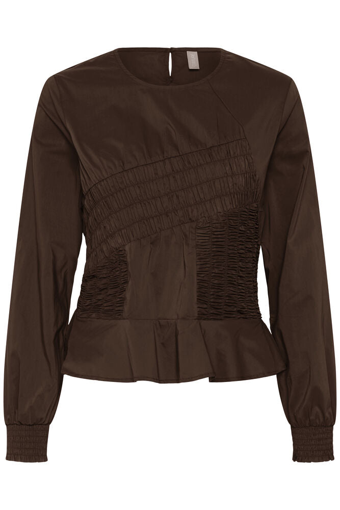 Ajda Antoinett Blouse - Coffee Bean