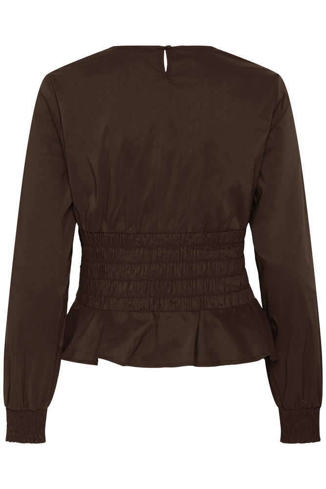 Ajda Antoinett Blouse - Coffee Bean
