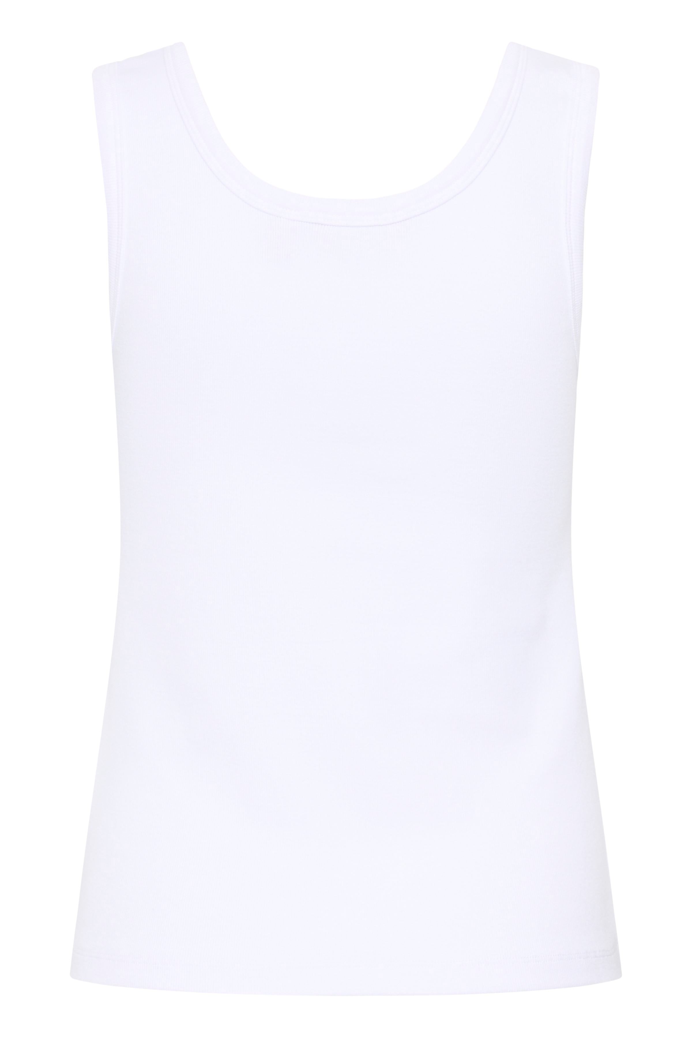 Alyssa Rib Tanktop - White