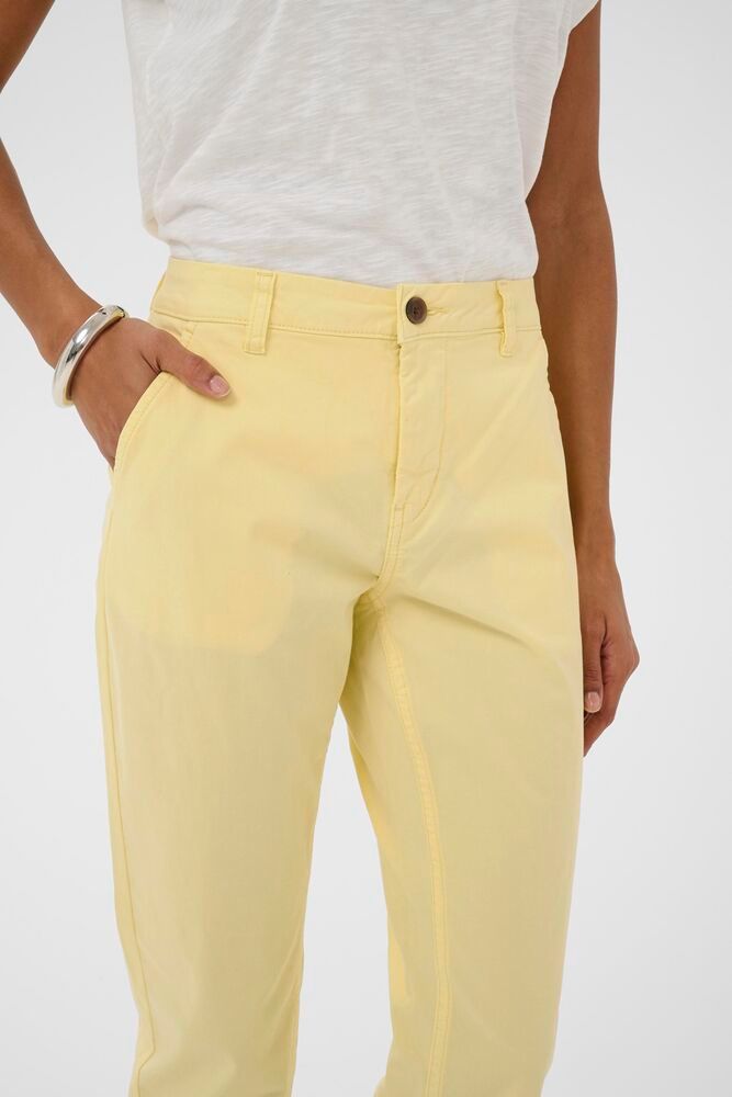 Brita Cropped Pants - Lemon Meringue
