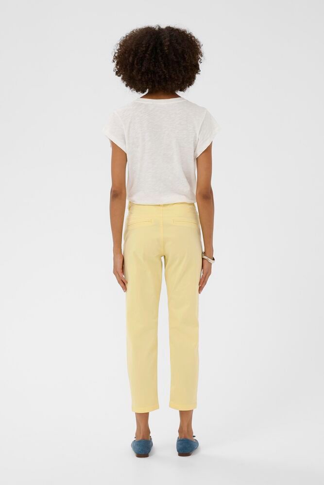 Brita Cropped Pants - Lemon Meringue