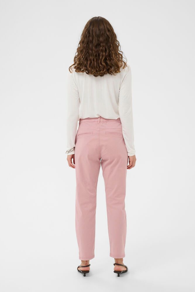 Brita Cropped Pants - Wodrose Pink