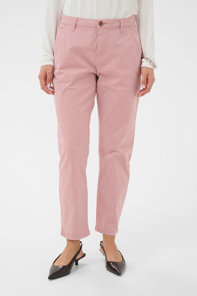 Brita Cropped Pants - Wodrose Pink