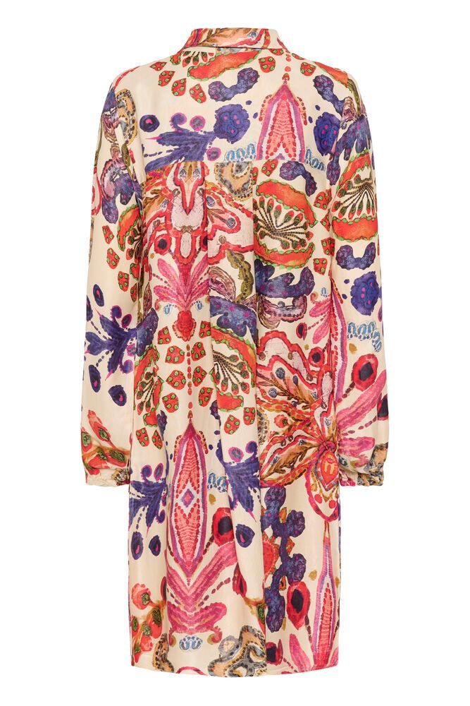 Mandy Short Dress - Blue/Pink