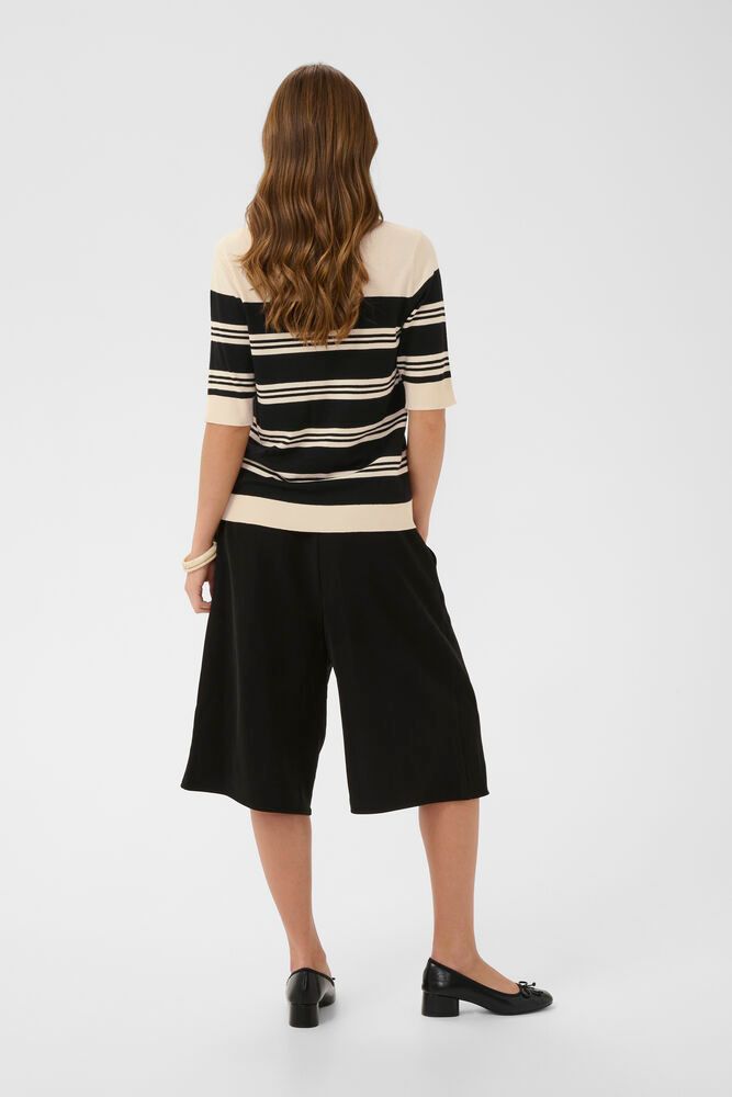 Merlo Annemette Pullover - Whitecap/Black Stripe