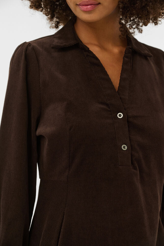 Missy Rhaena Dress - Coffee Bean