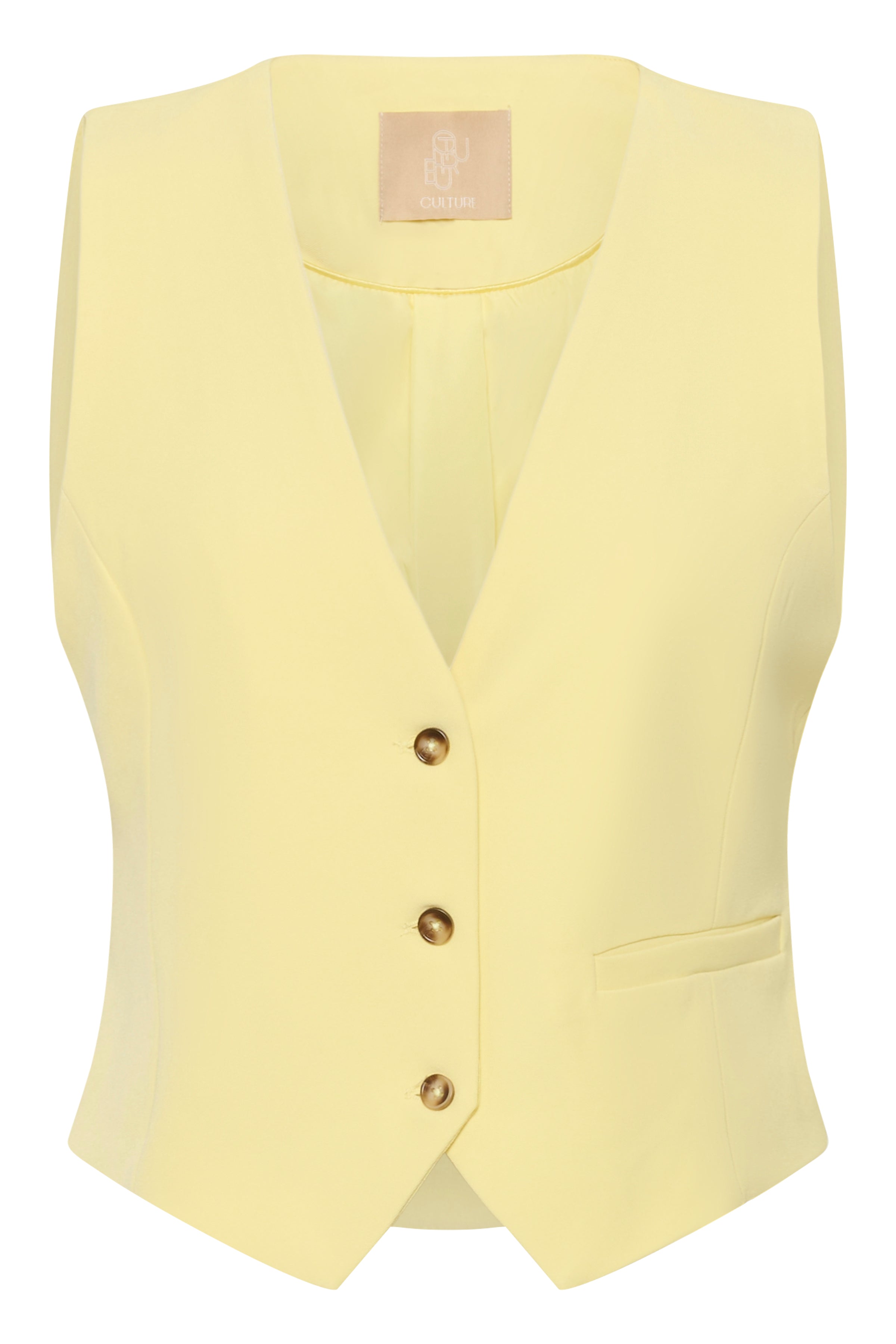 Nalina Waistcoat - Lemon Merinque