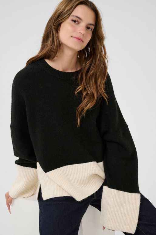 Nicky Kimmy Pullover - Black/Whitecap