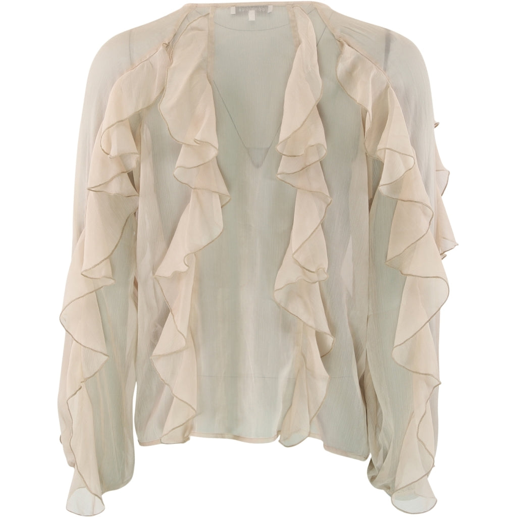 LISSA Flounce Blouse - Sand