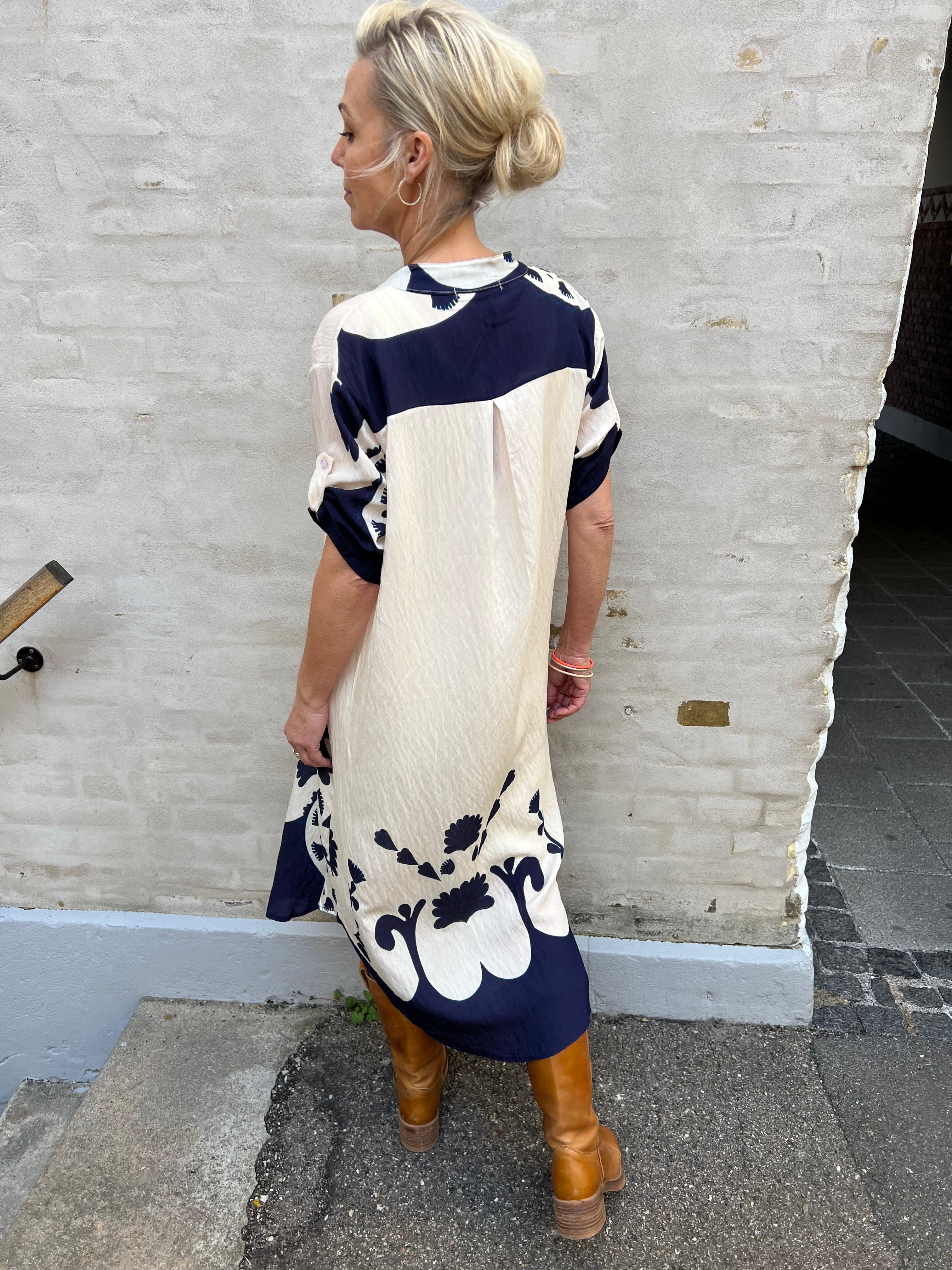 Helma dress blue