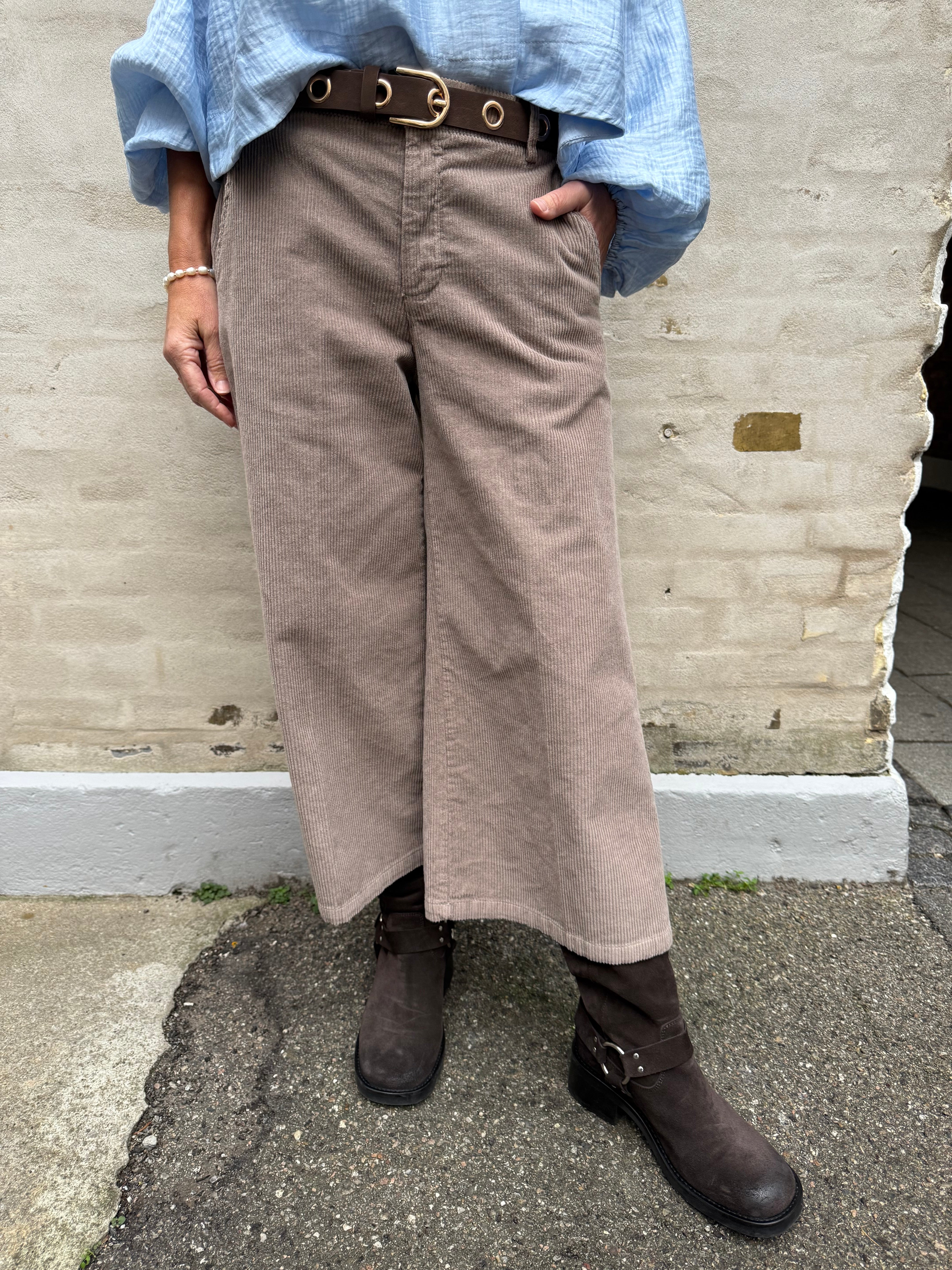 Cora Culotte Pant - Lt. Nougat