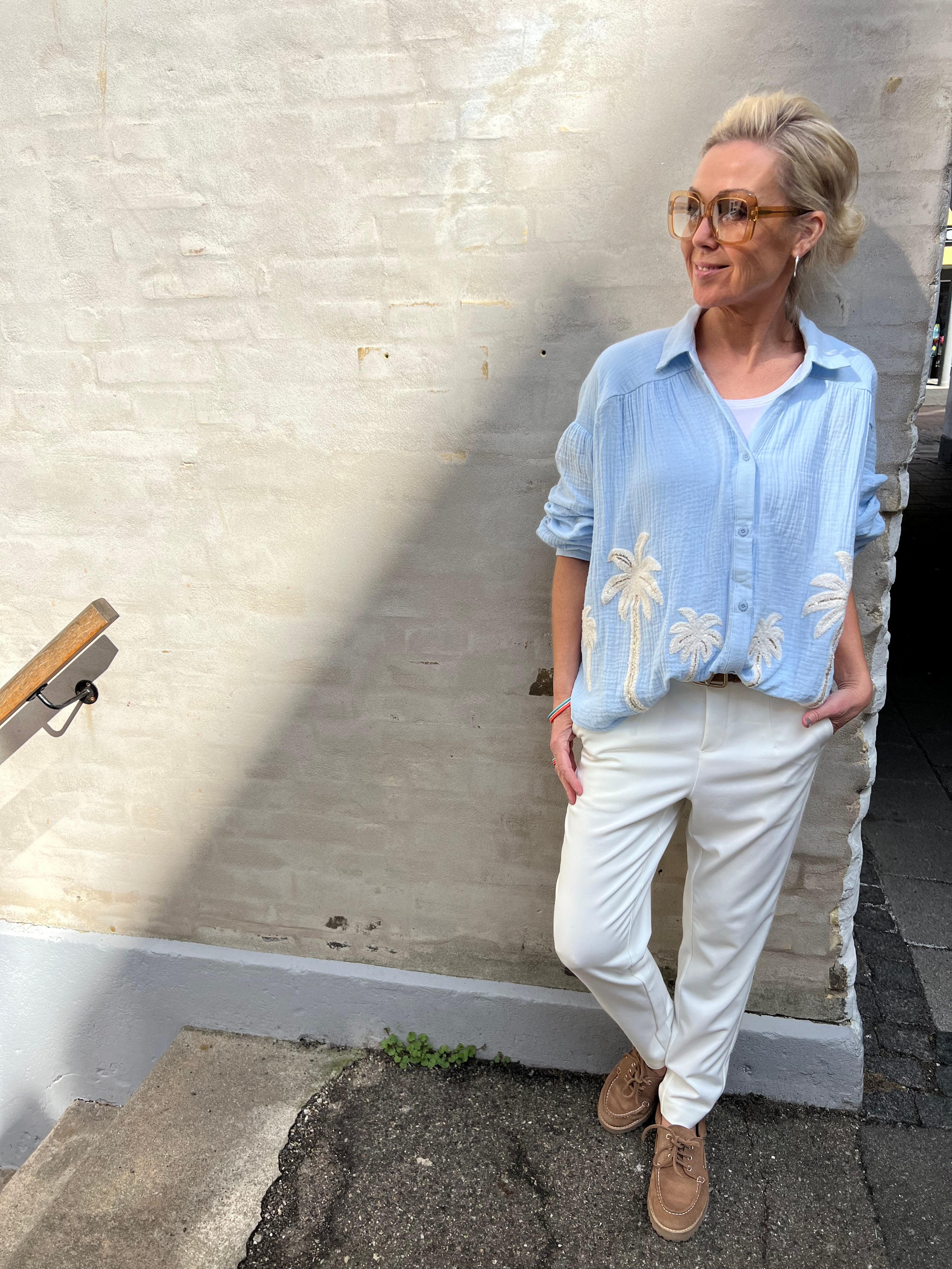 Musy palm shirt blue