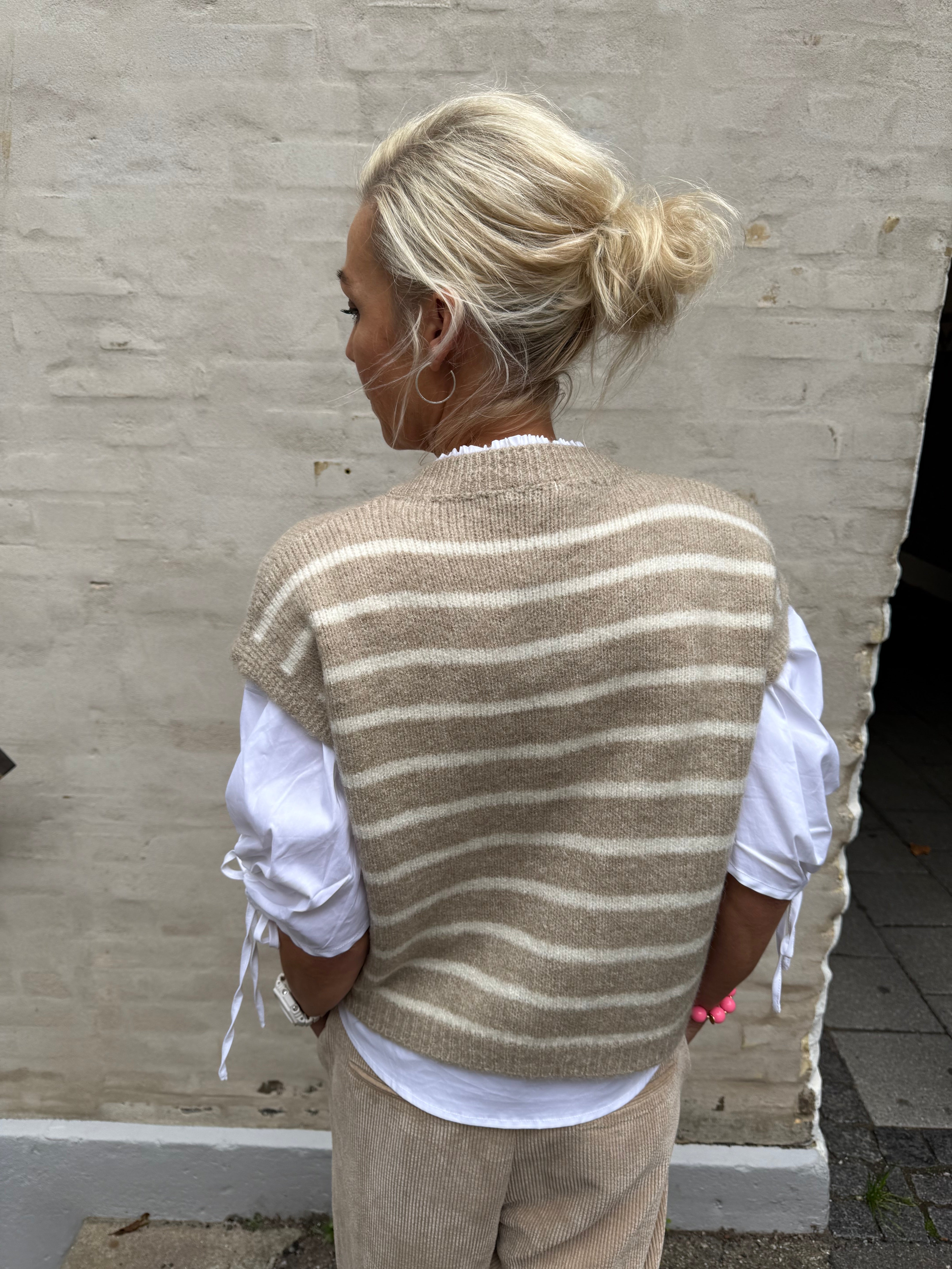 Striped Knit West Beige