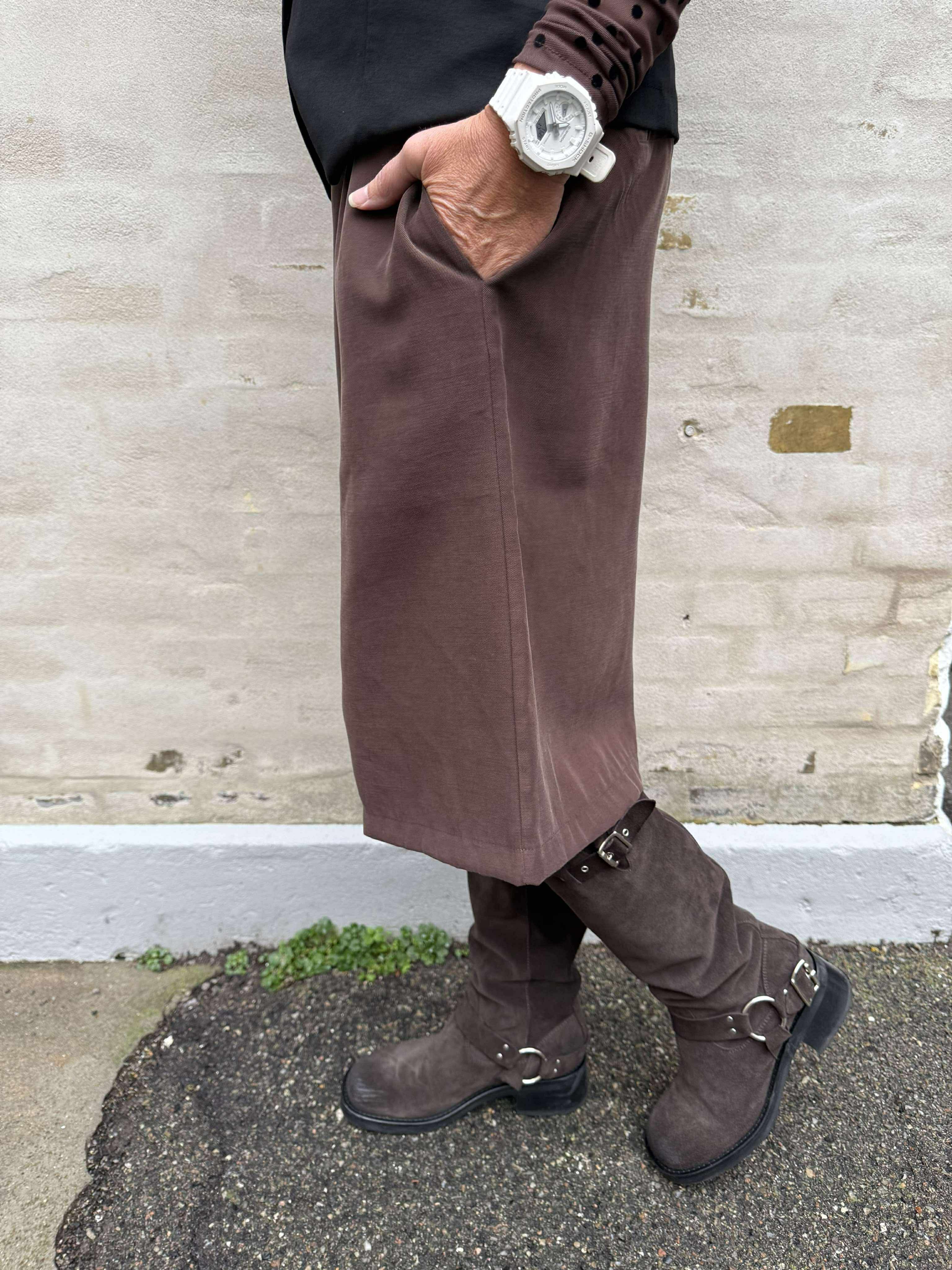 CASBA long shorts - Coffee