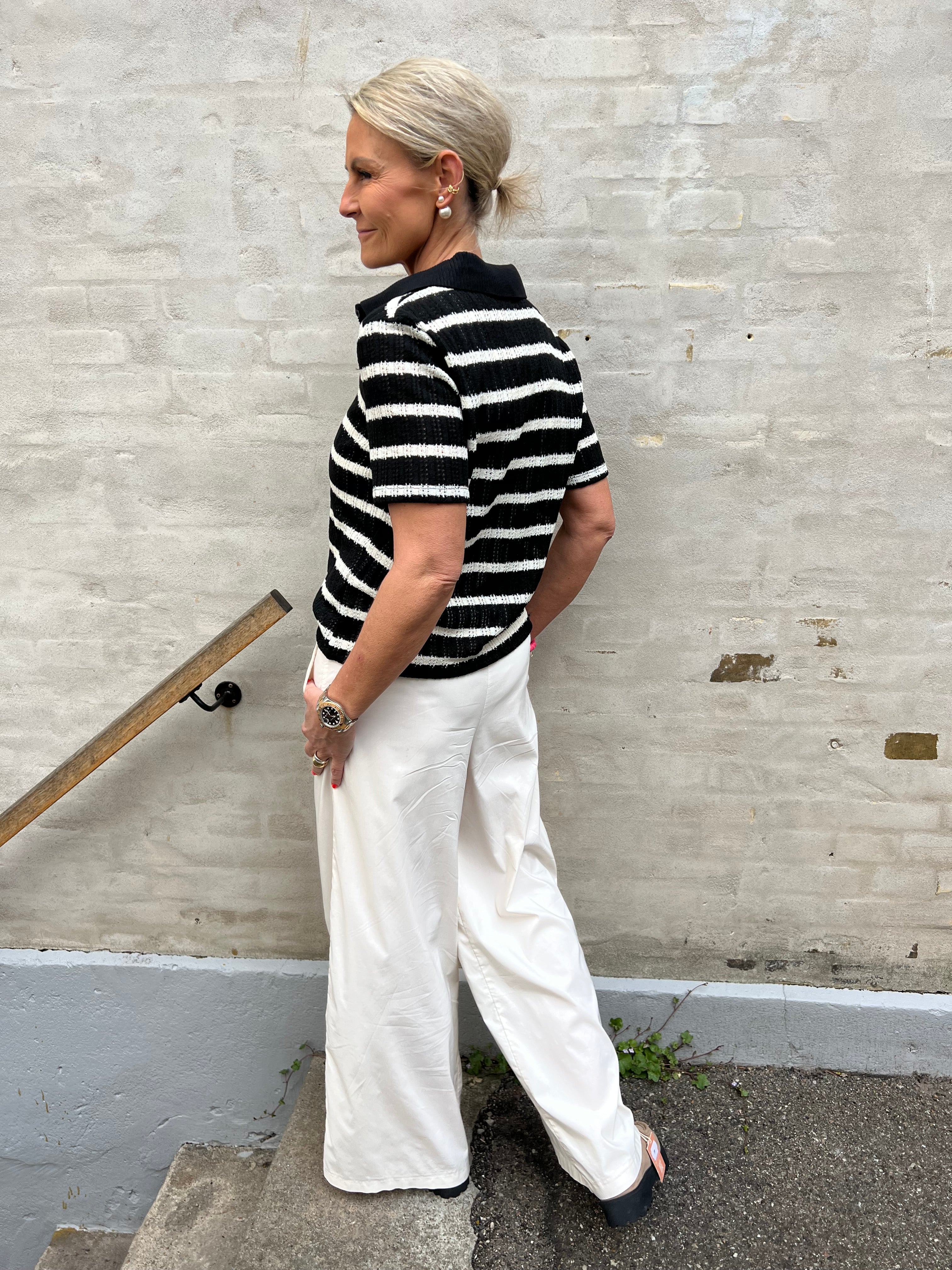 Davina wideleg pant cream
