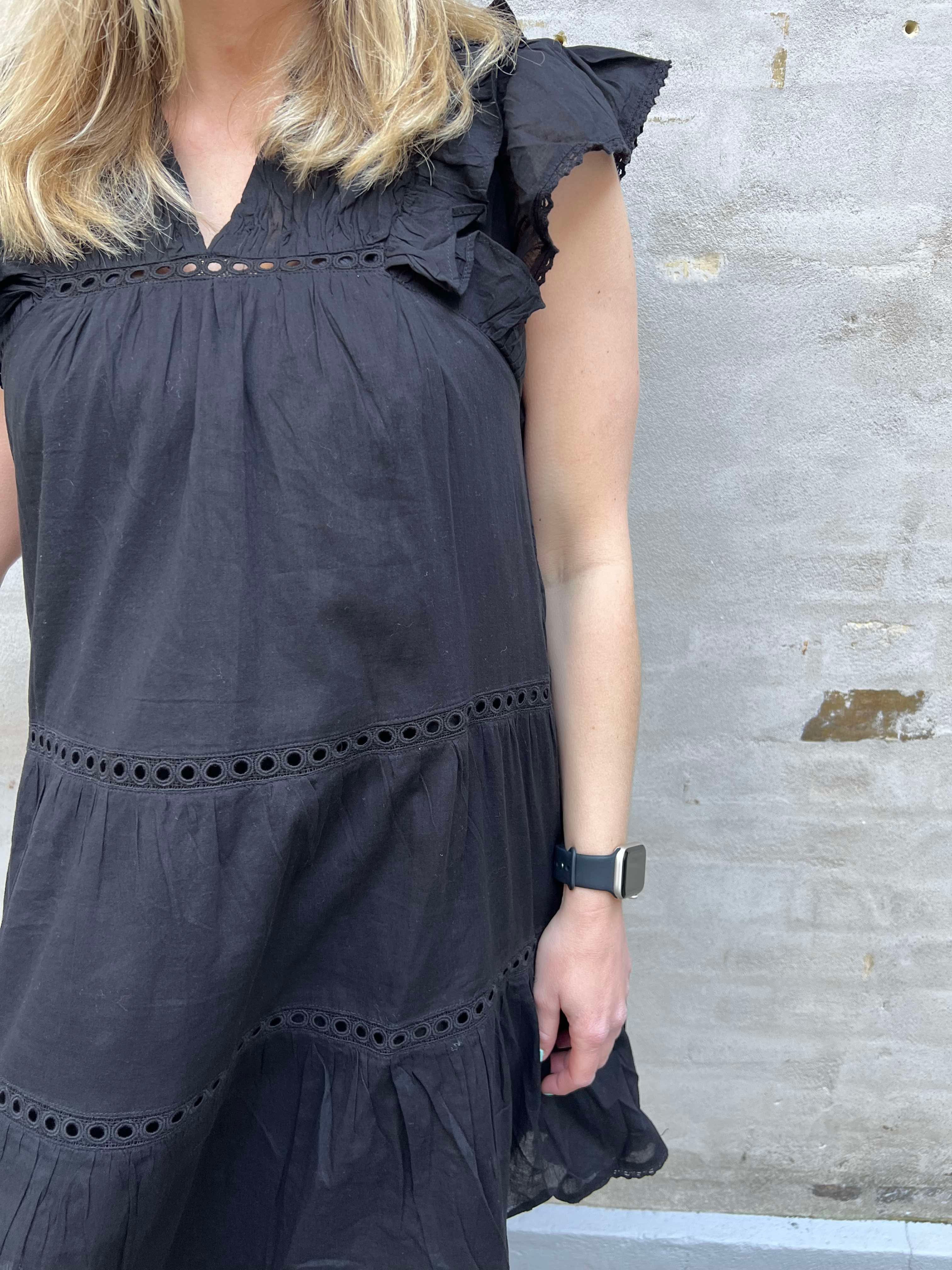 Jamma Voile dress black