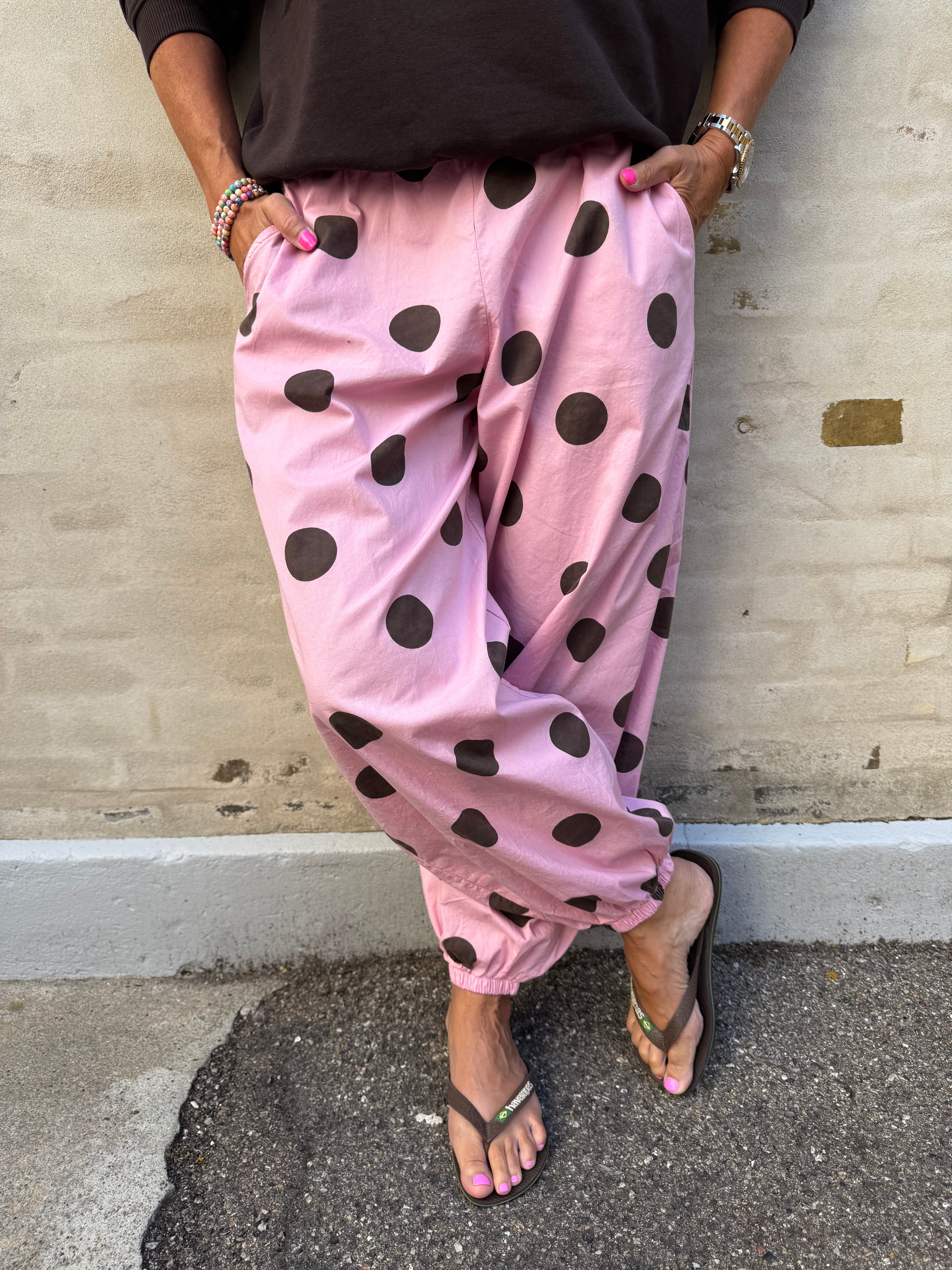 ALLY balloon pant - Rose Dot