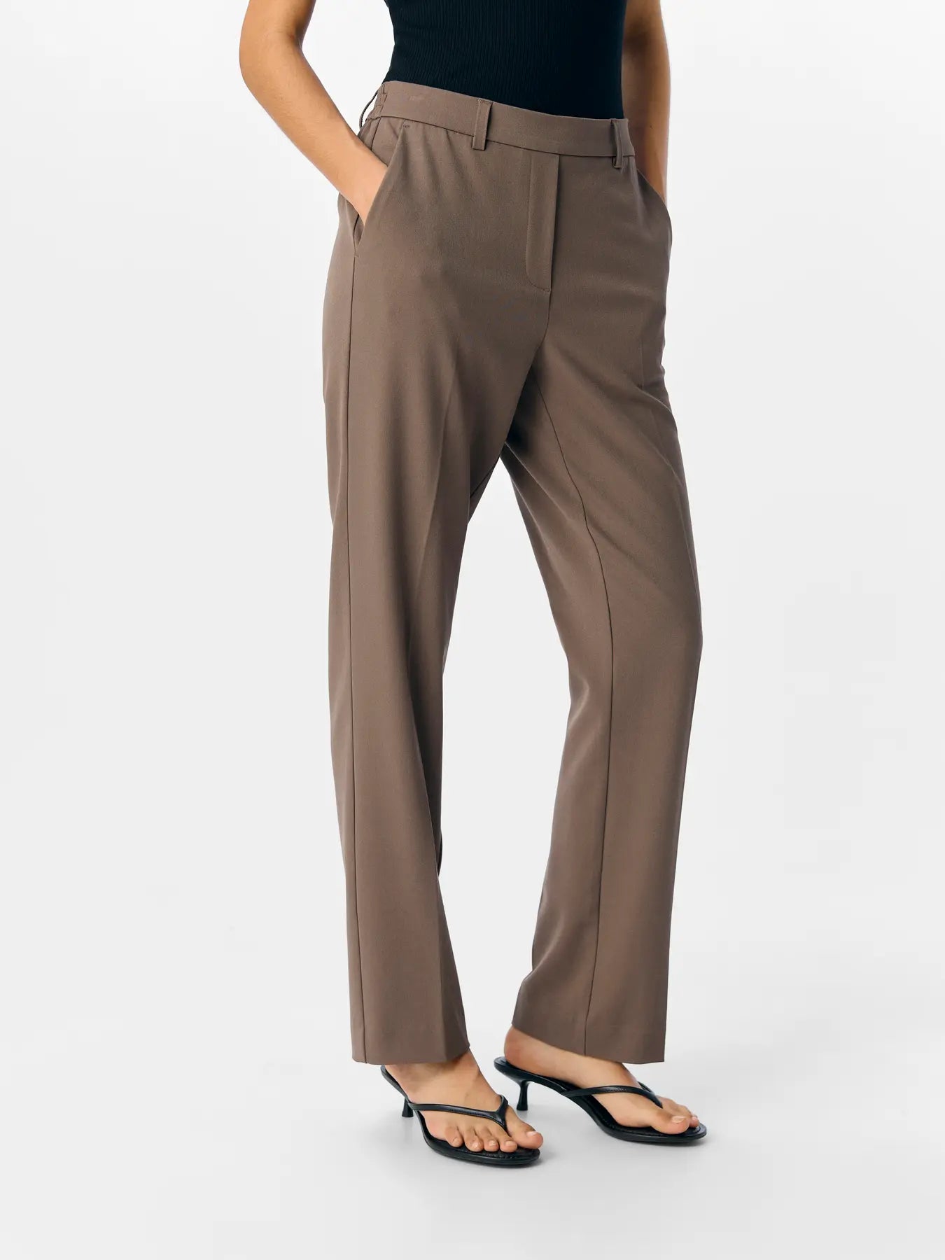 Lisa Straight Pant - Morel