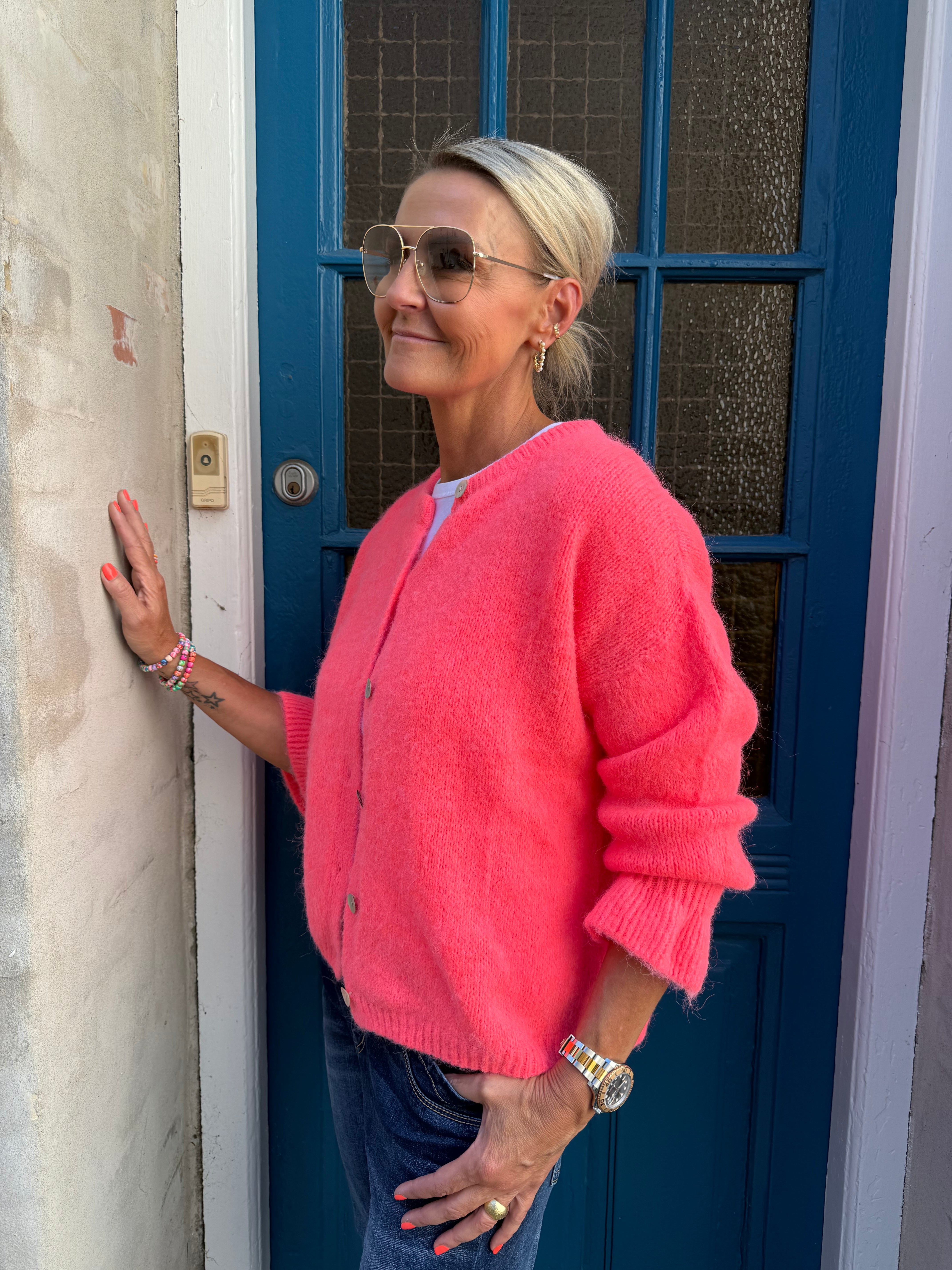 Filuca Cardigan - Coral