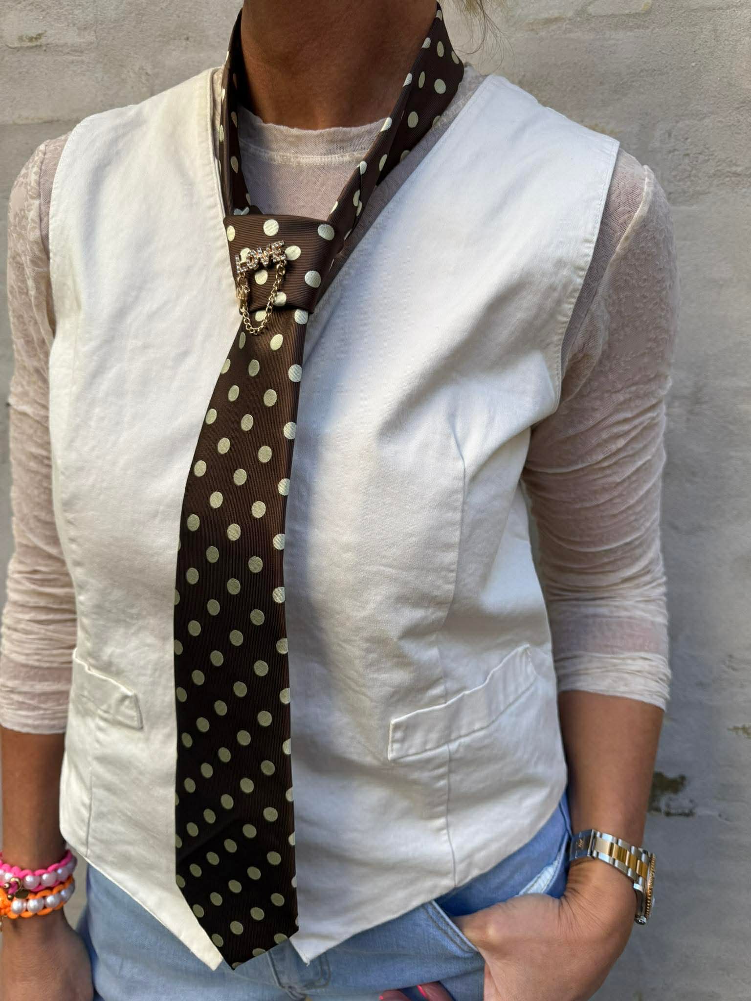 Tie Dot - Brown