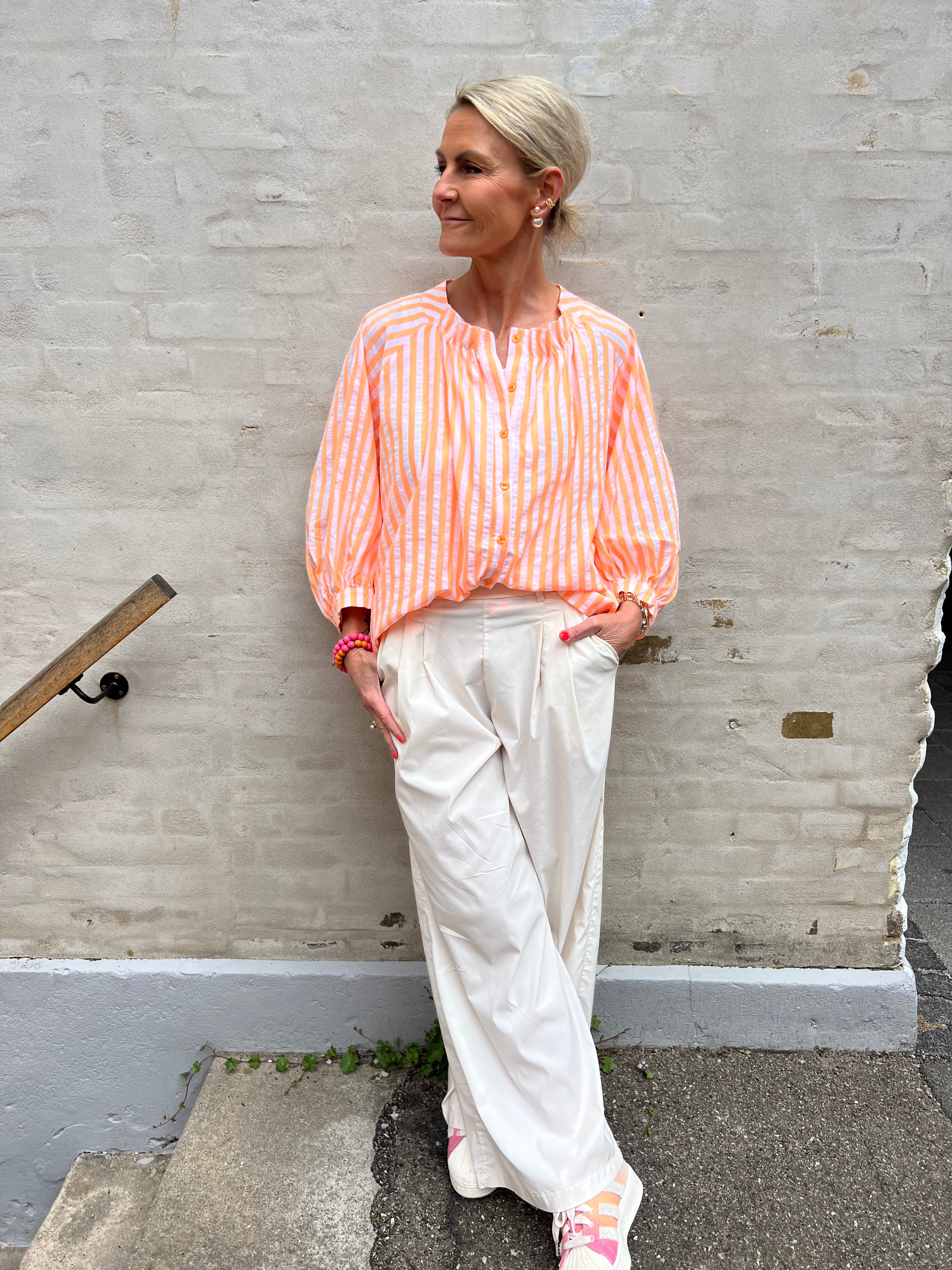 Davina wideleg pant cream