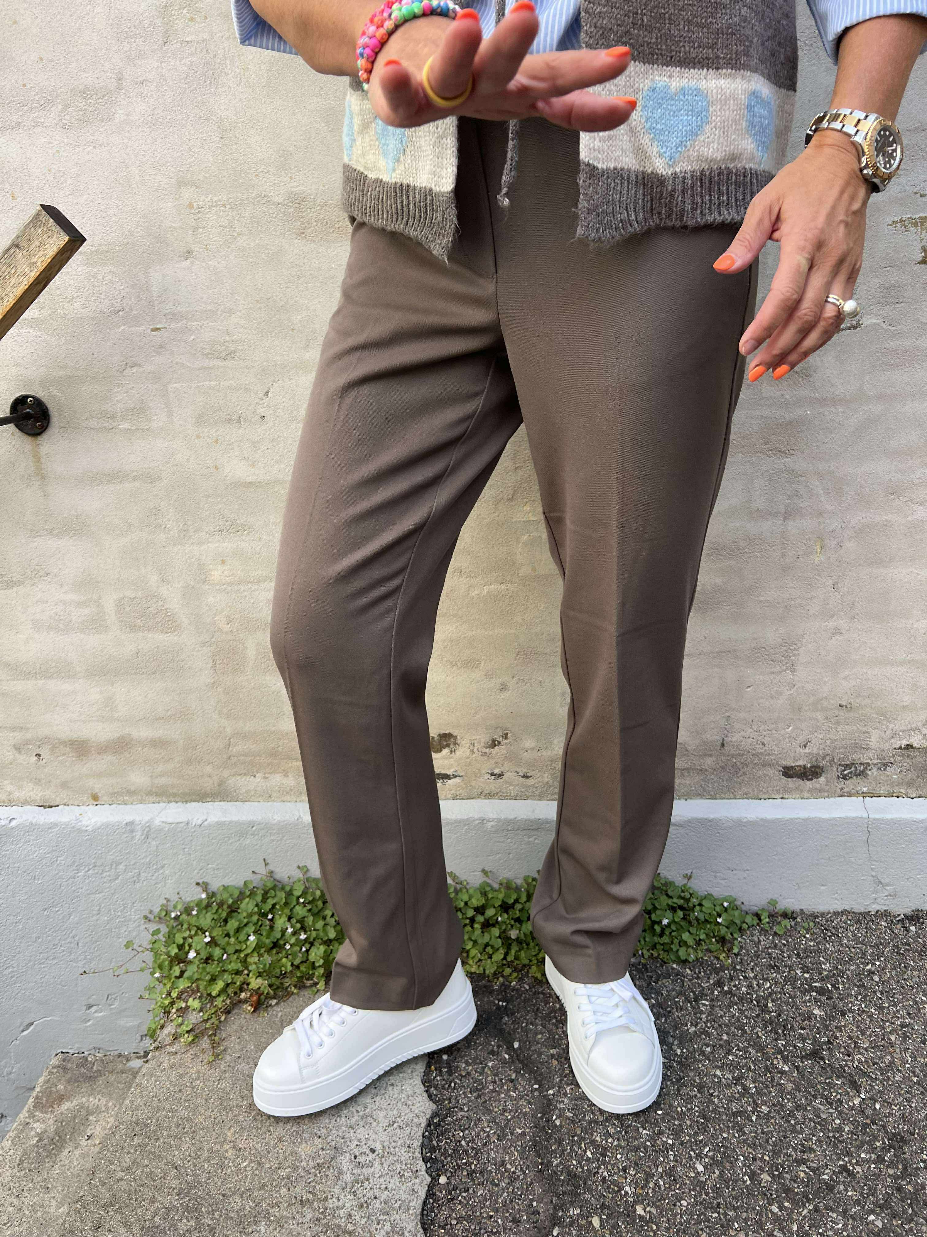 Lisa Straight Pant - Morel