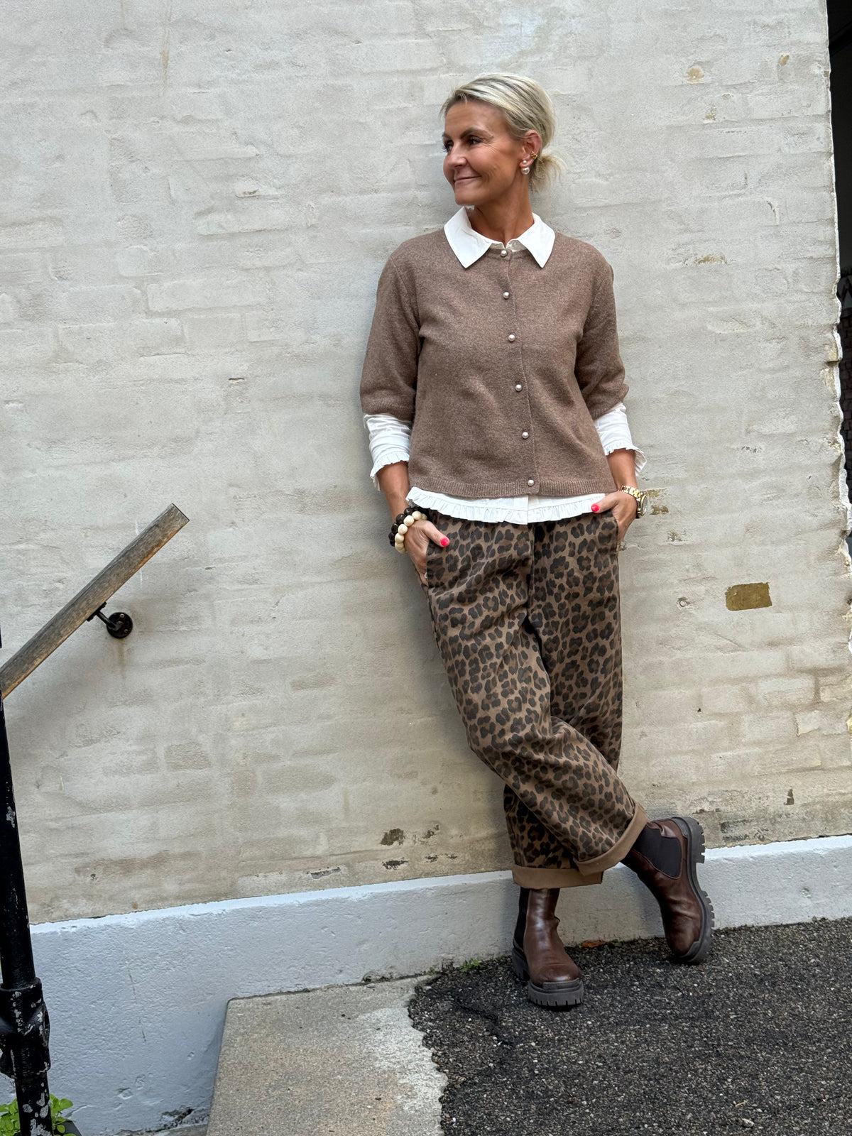 Paola Animalier Pants - Camel