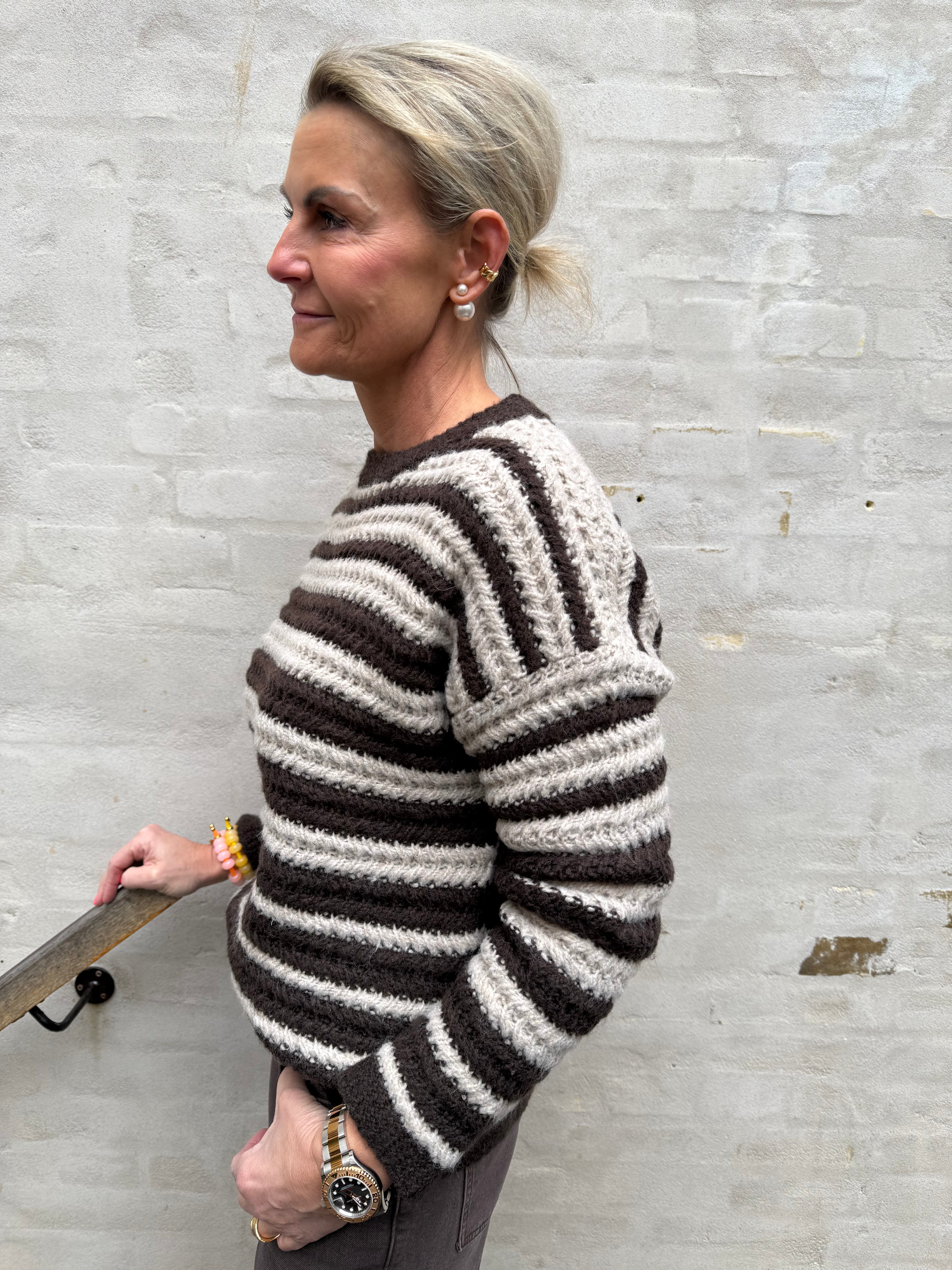 Victorine Knit - Moro/Beige