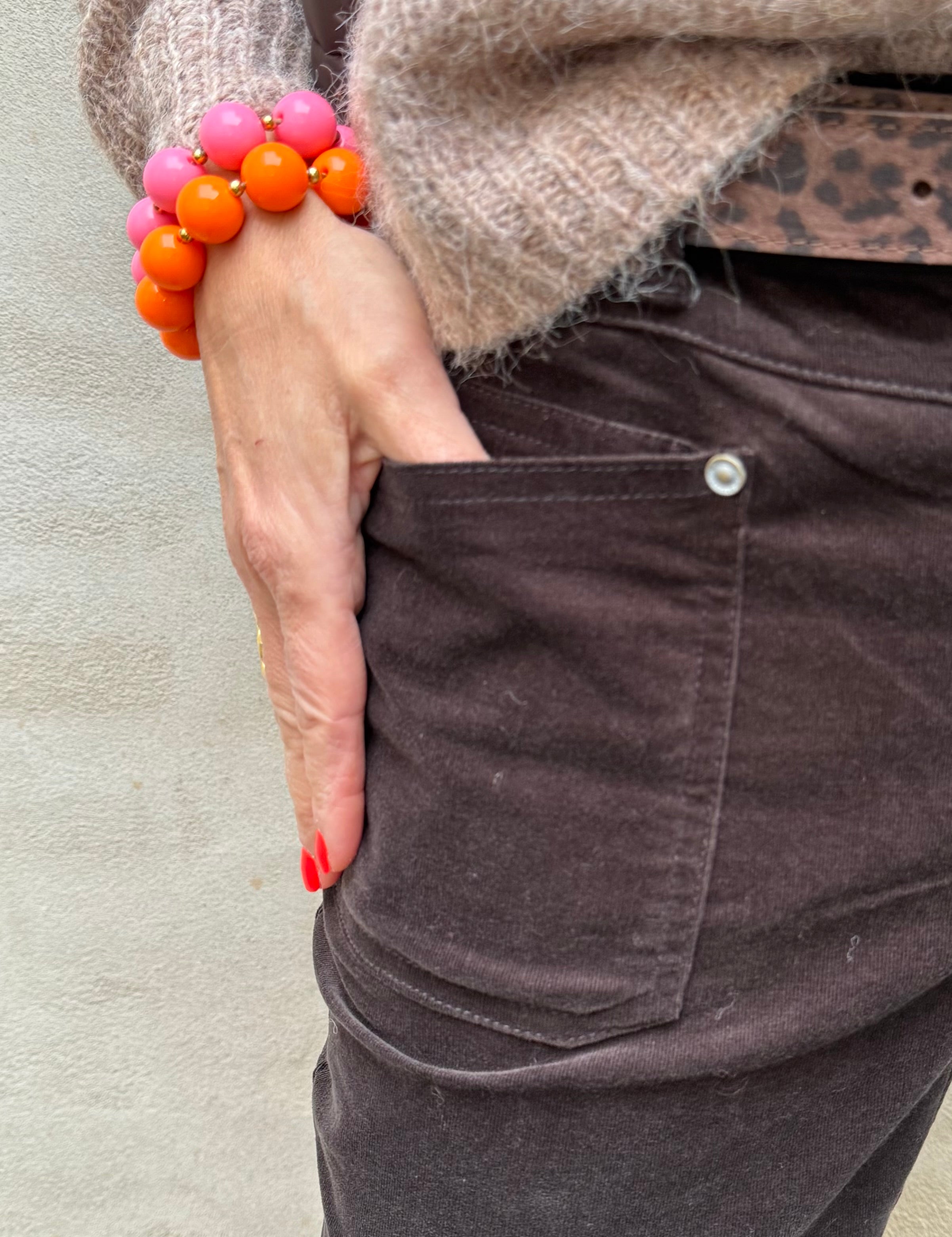 Yulius Corduroy Pants - Dark Brown