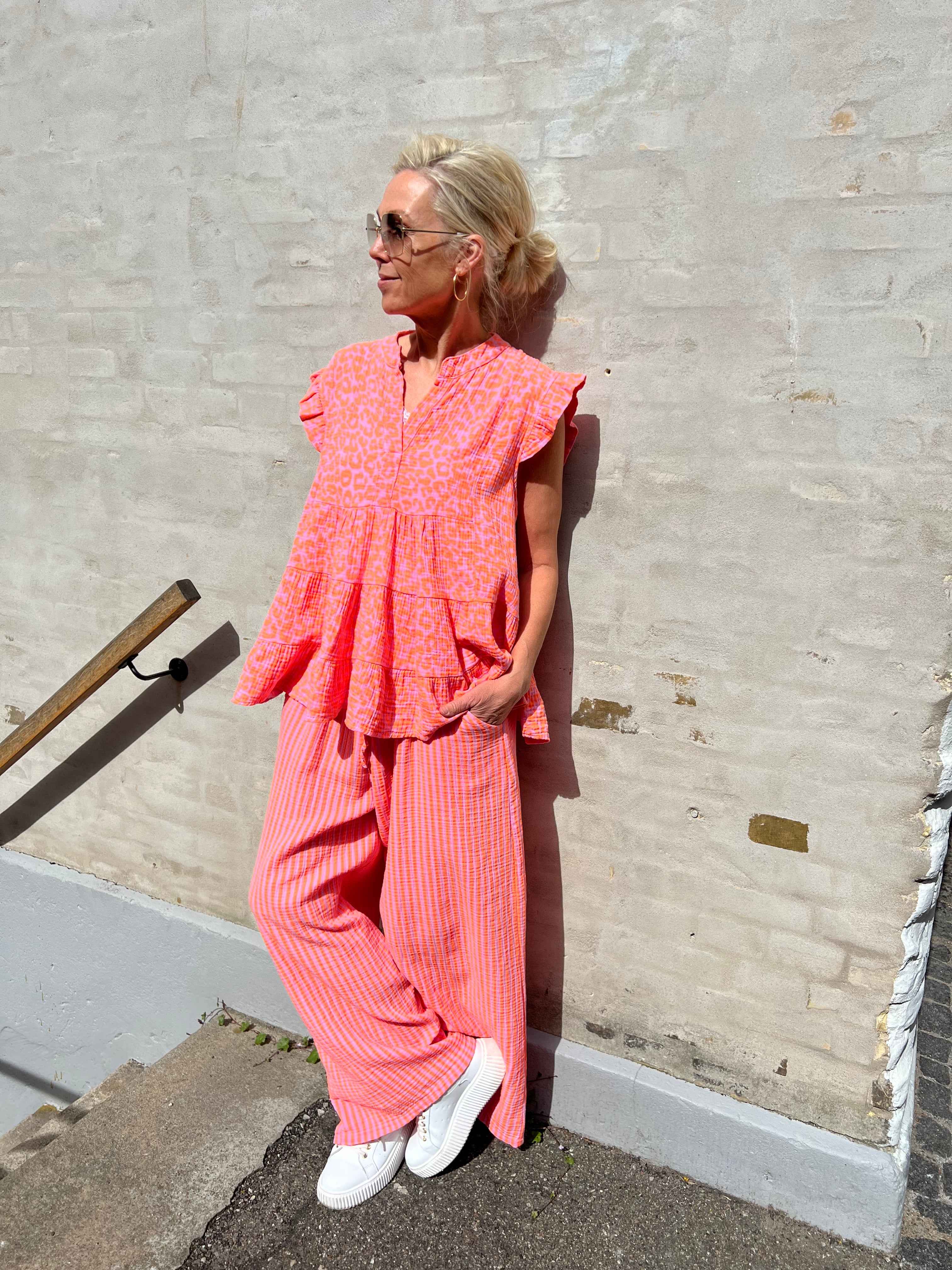 Diddy pant strib orange