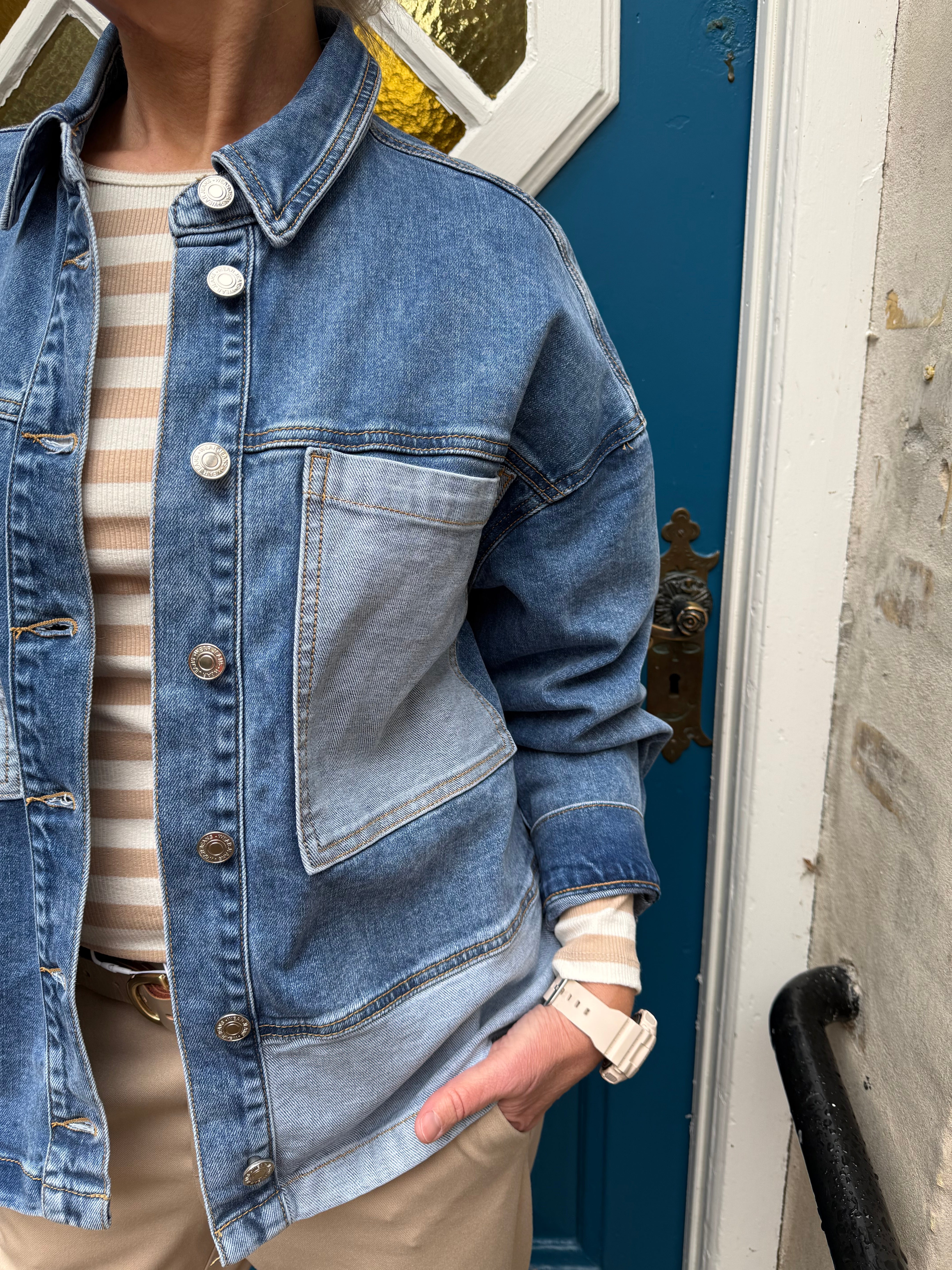 Milja Skjorta - Blå Denim