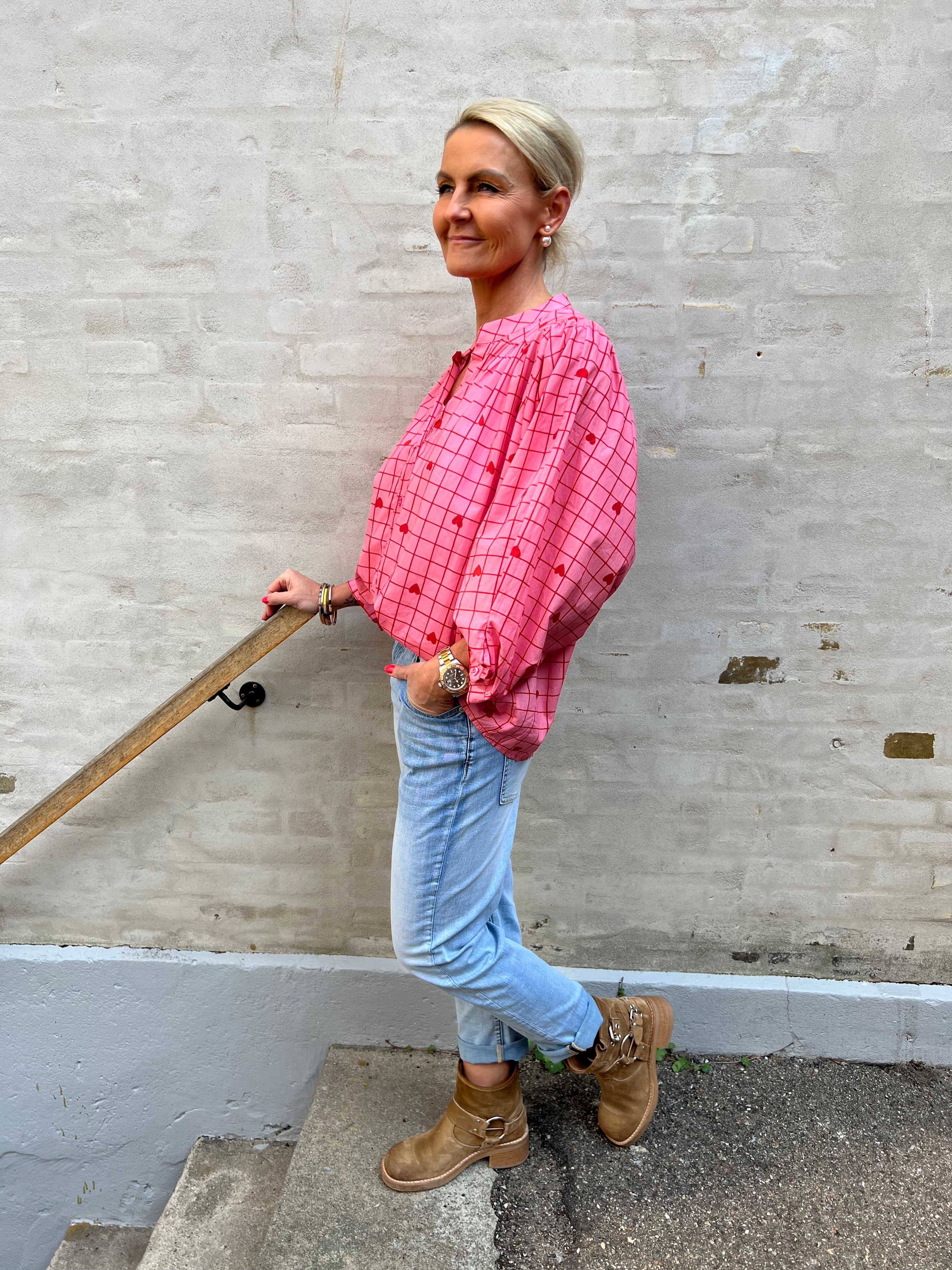 Love Heart shirt pink