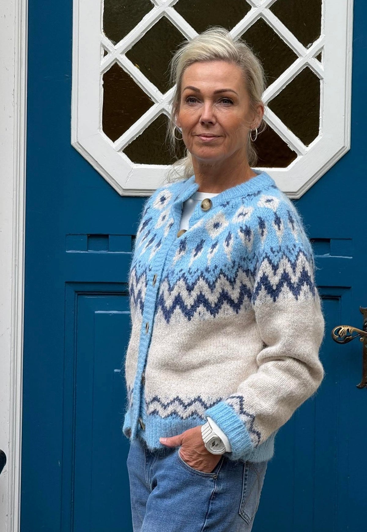SoleGO Cardigan - Blue Mix