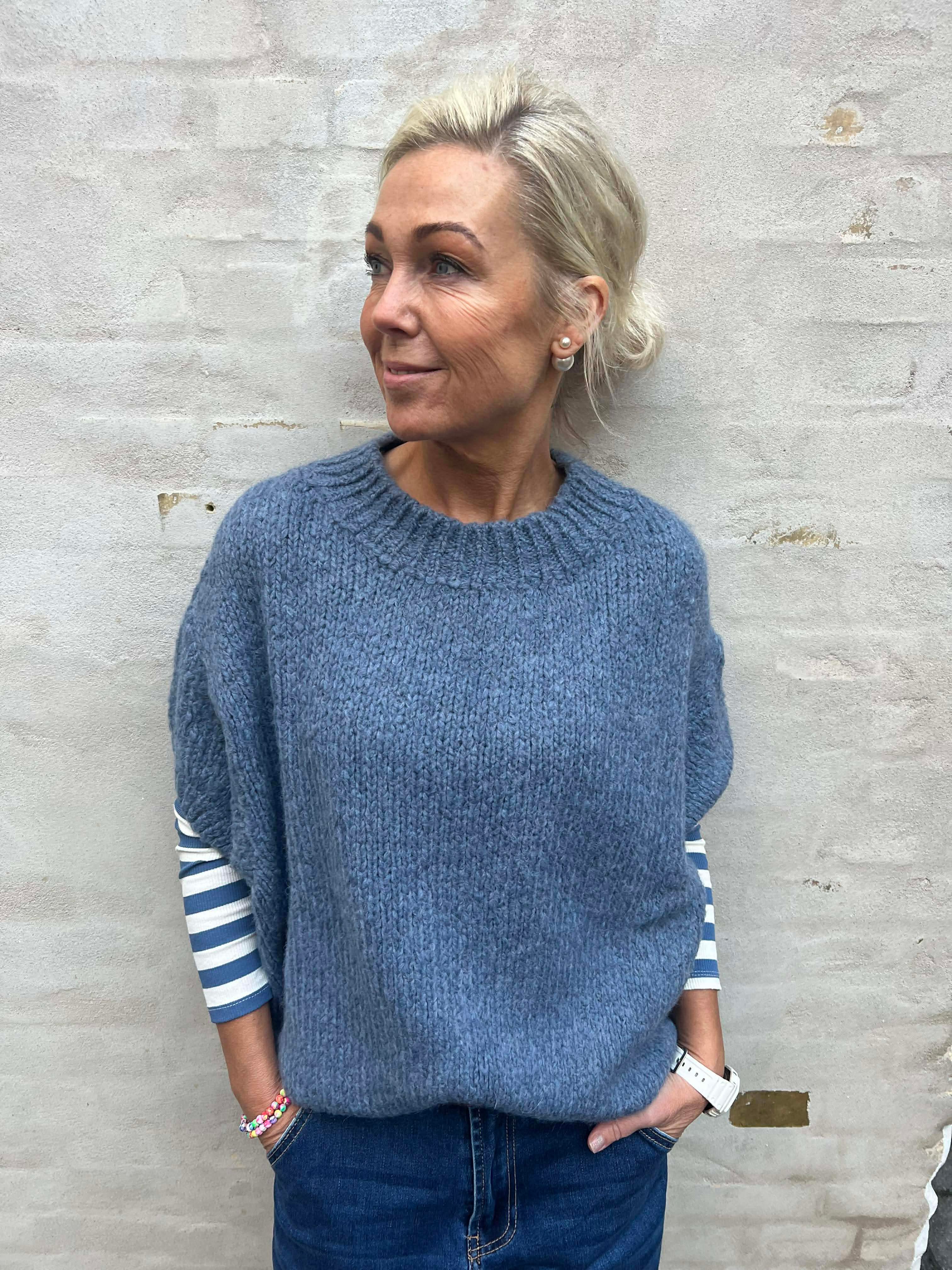 Violetta Knit - Jeans blue