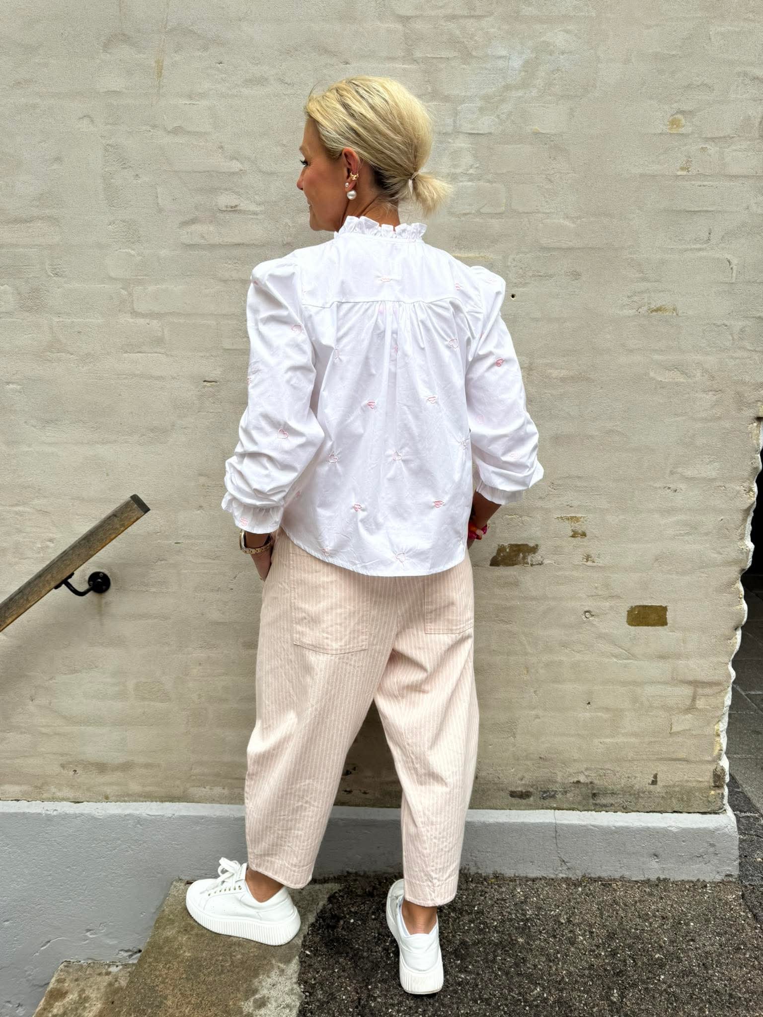 Sweet Heart Shirt - White/Bubblegum