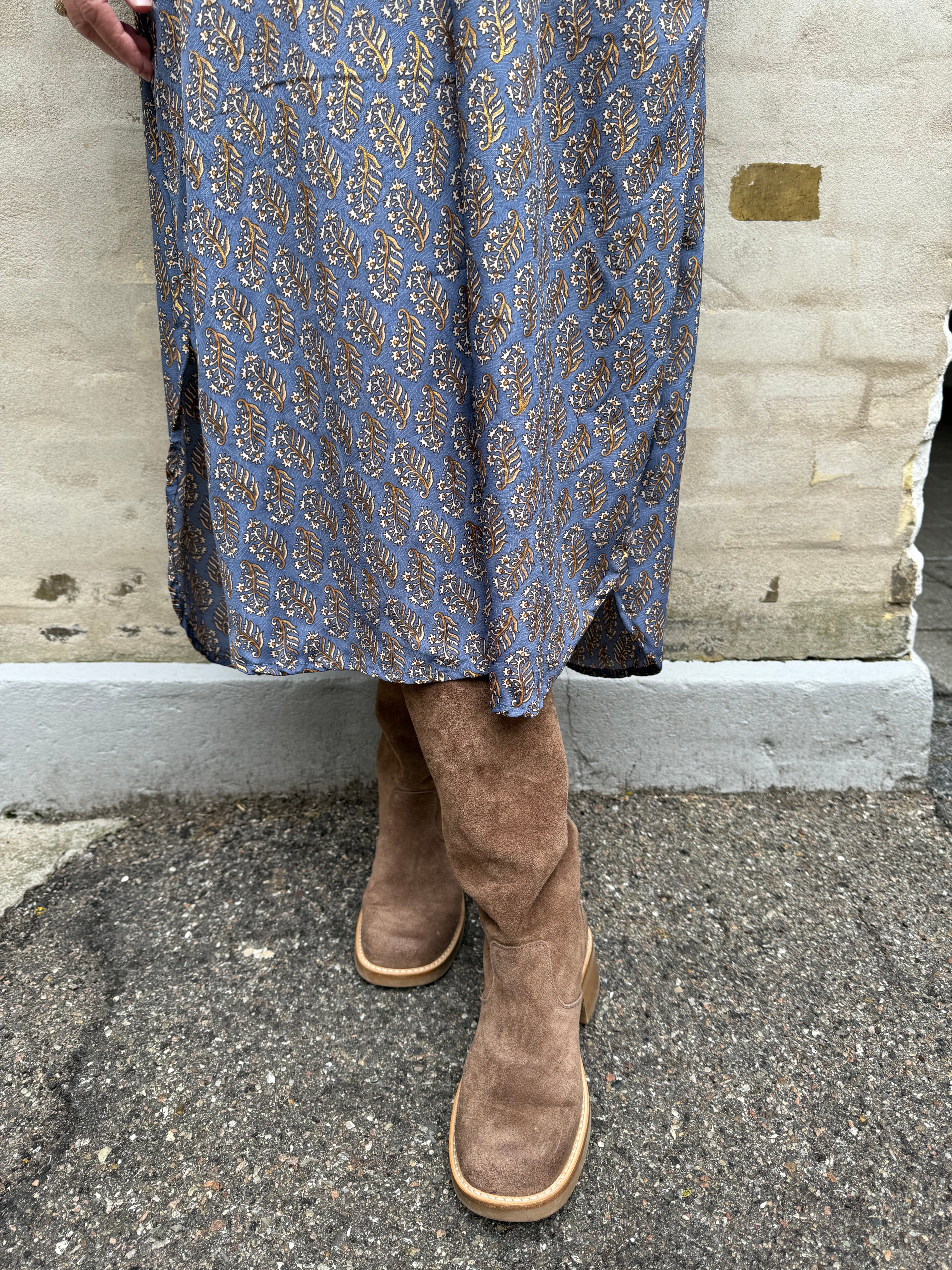 LUNA Nelly dress - Blue Mist Multi