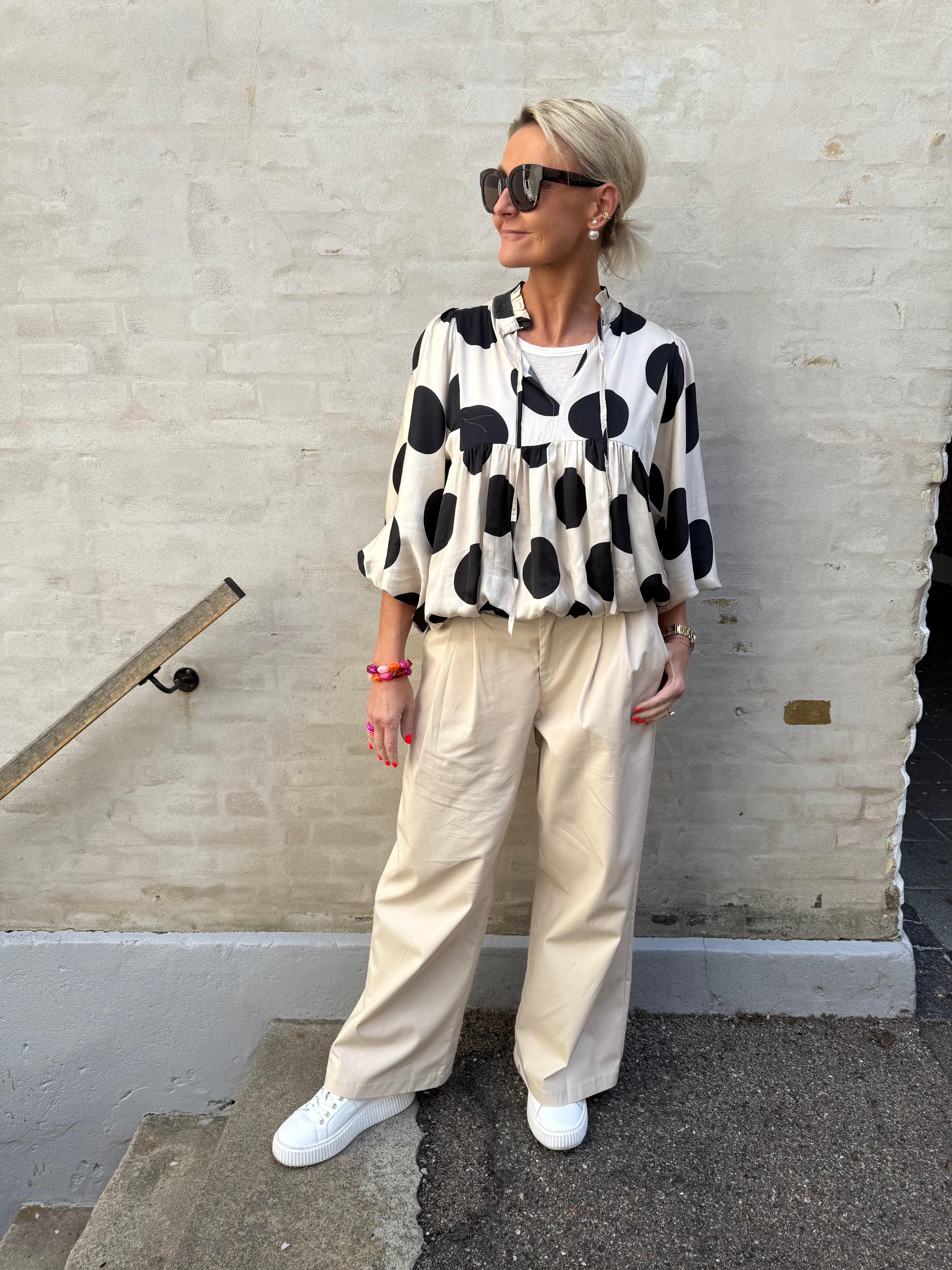Michella Dot Blouse