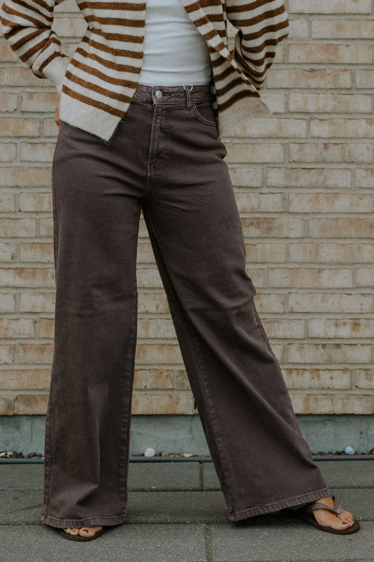 SELMA HW WIDE COLORED - Hot Fudge