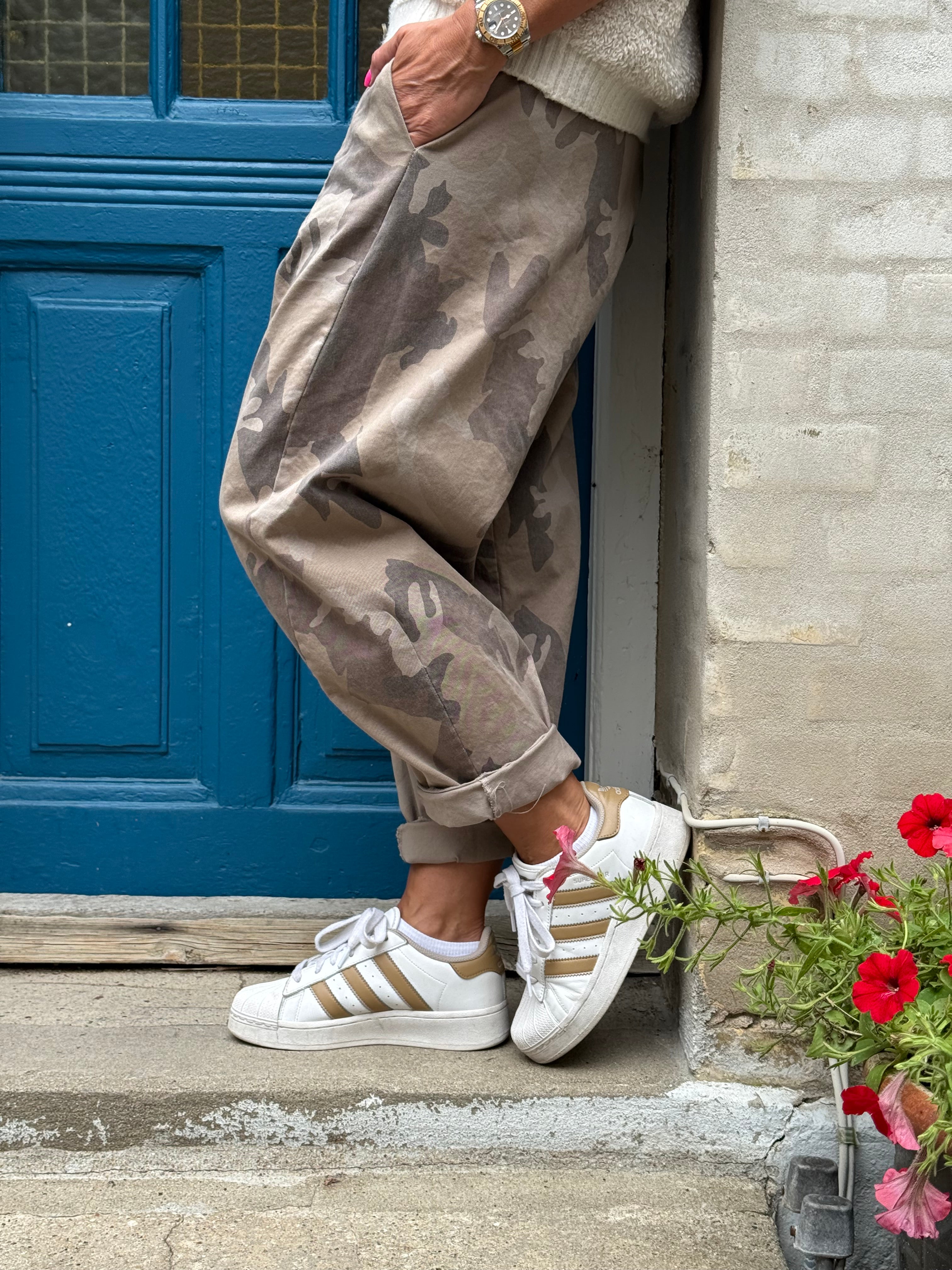 FÖRBESTÄLLNING-Beryl Pants - Camo