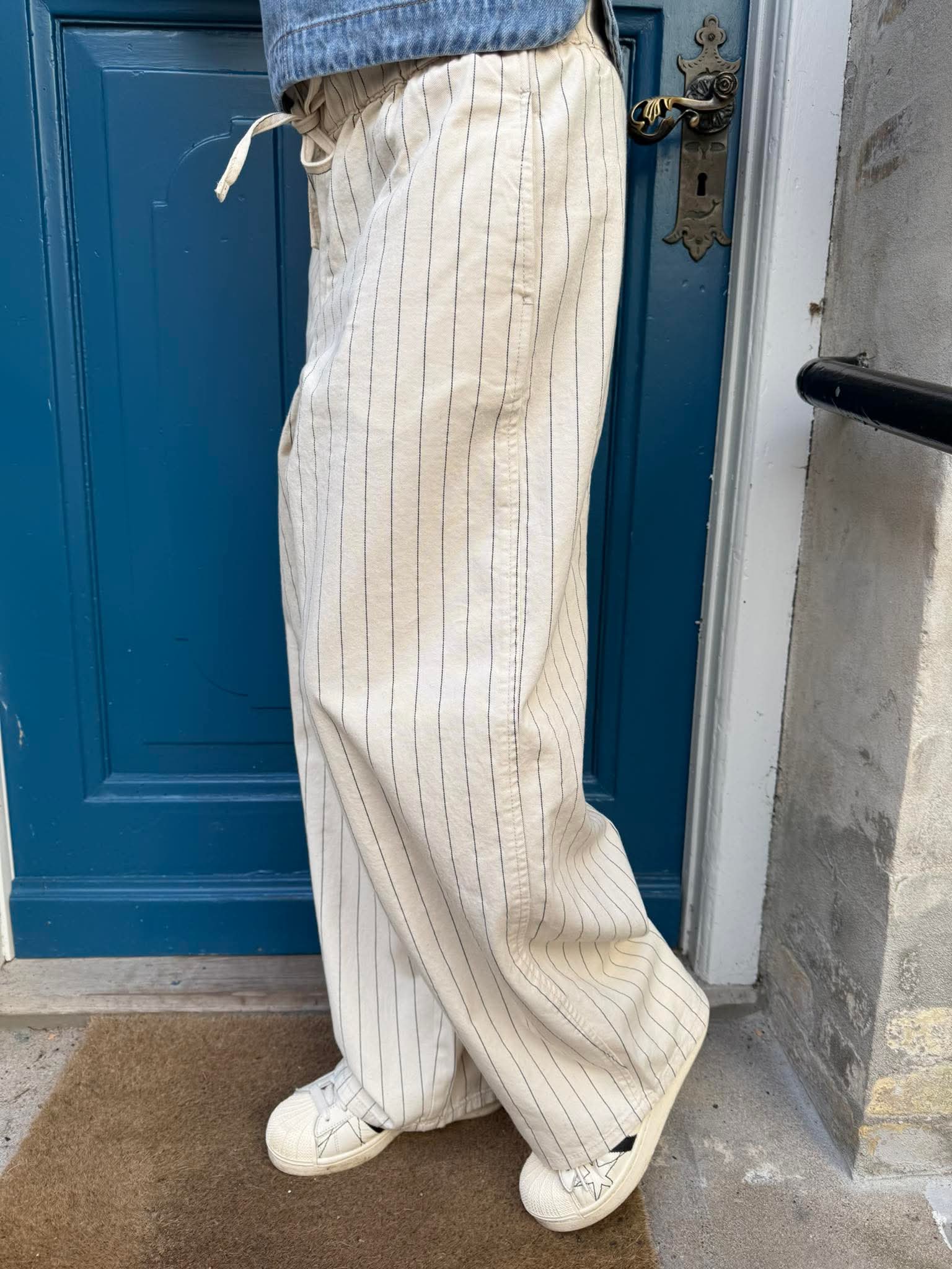 CALLY DENIM PANT - Birch/Black