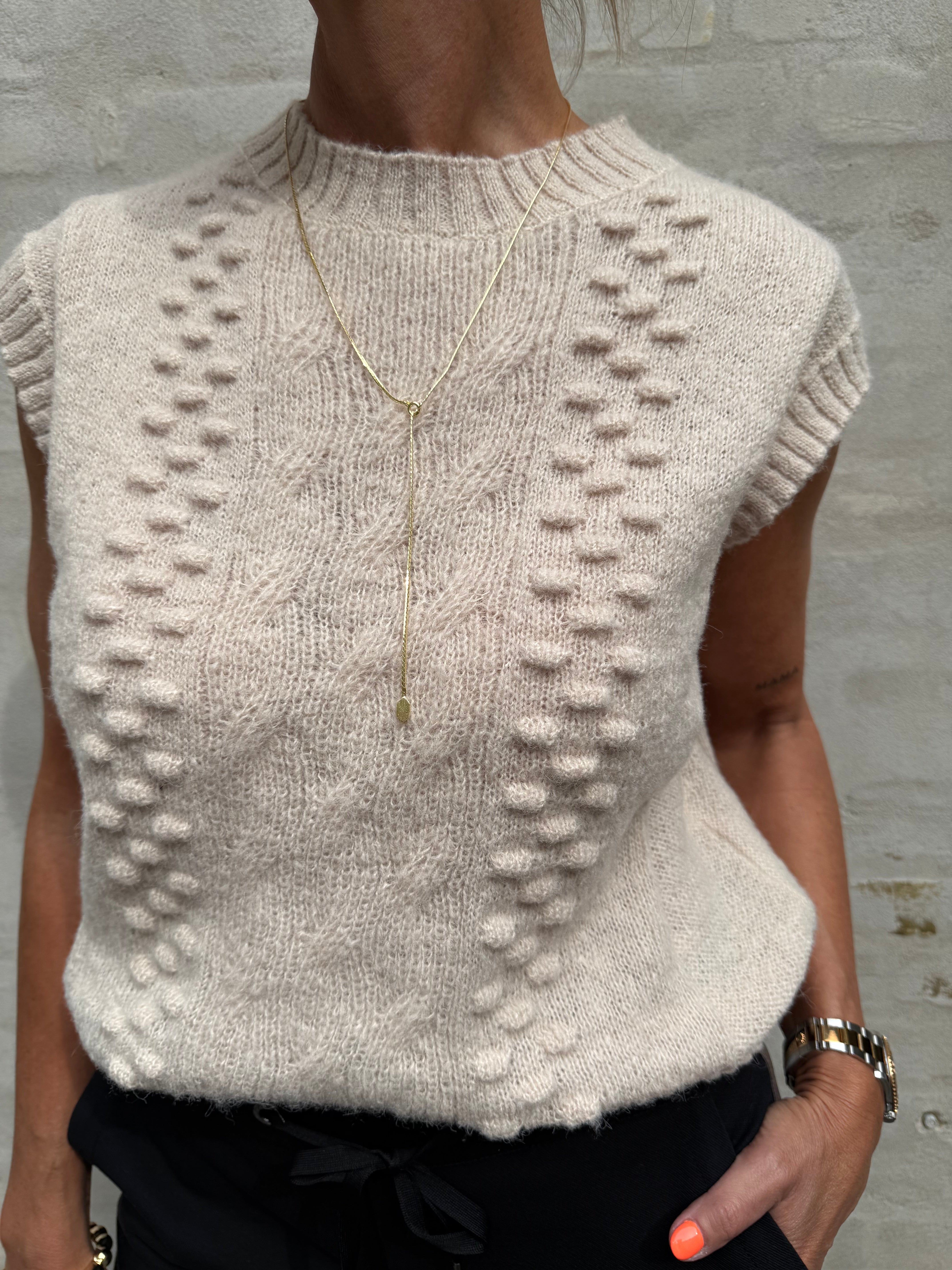 SIGRID LIFE S/L VEST - Cement
