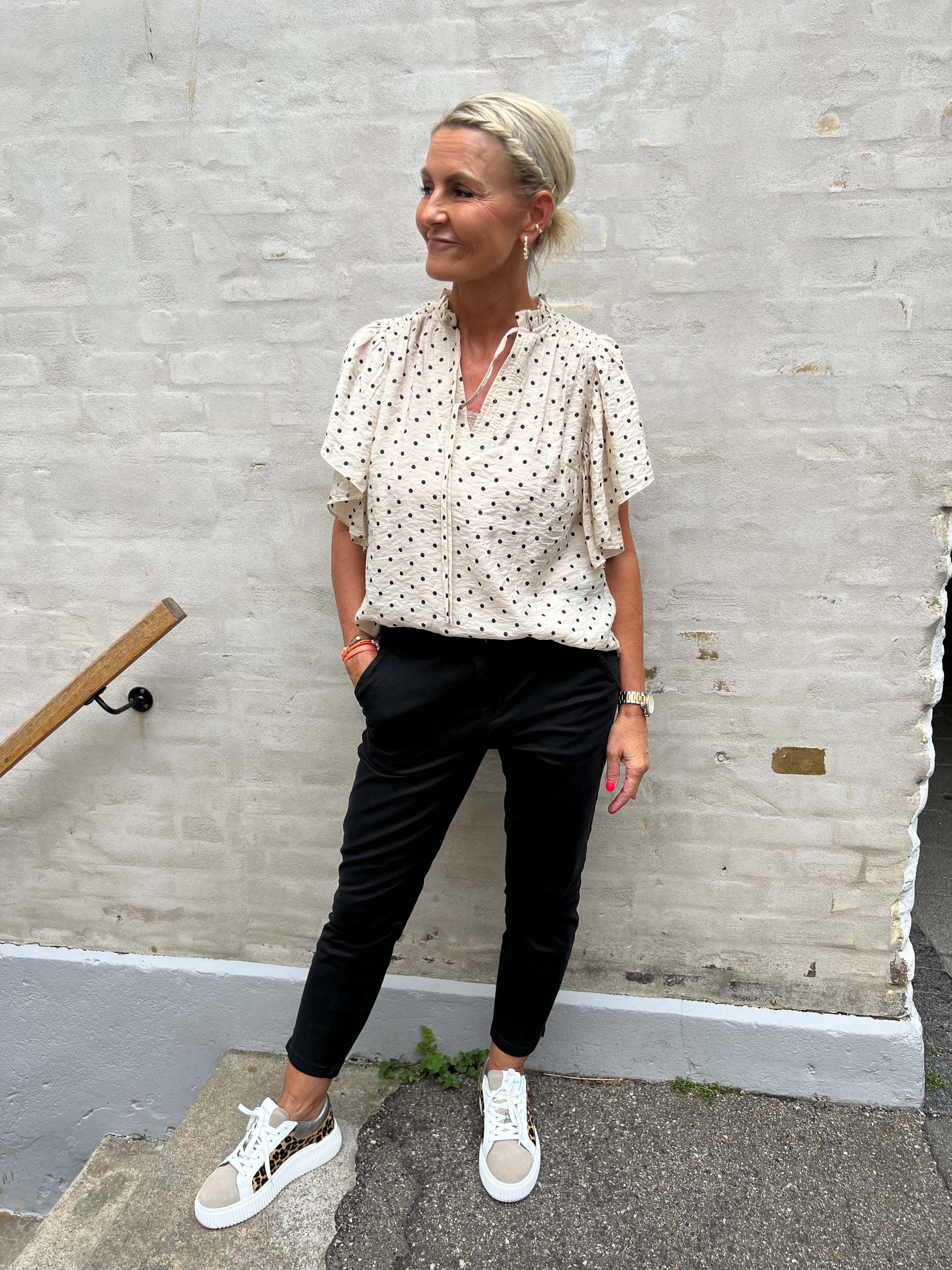 Brita cropped pants - Black