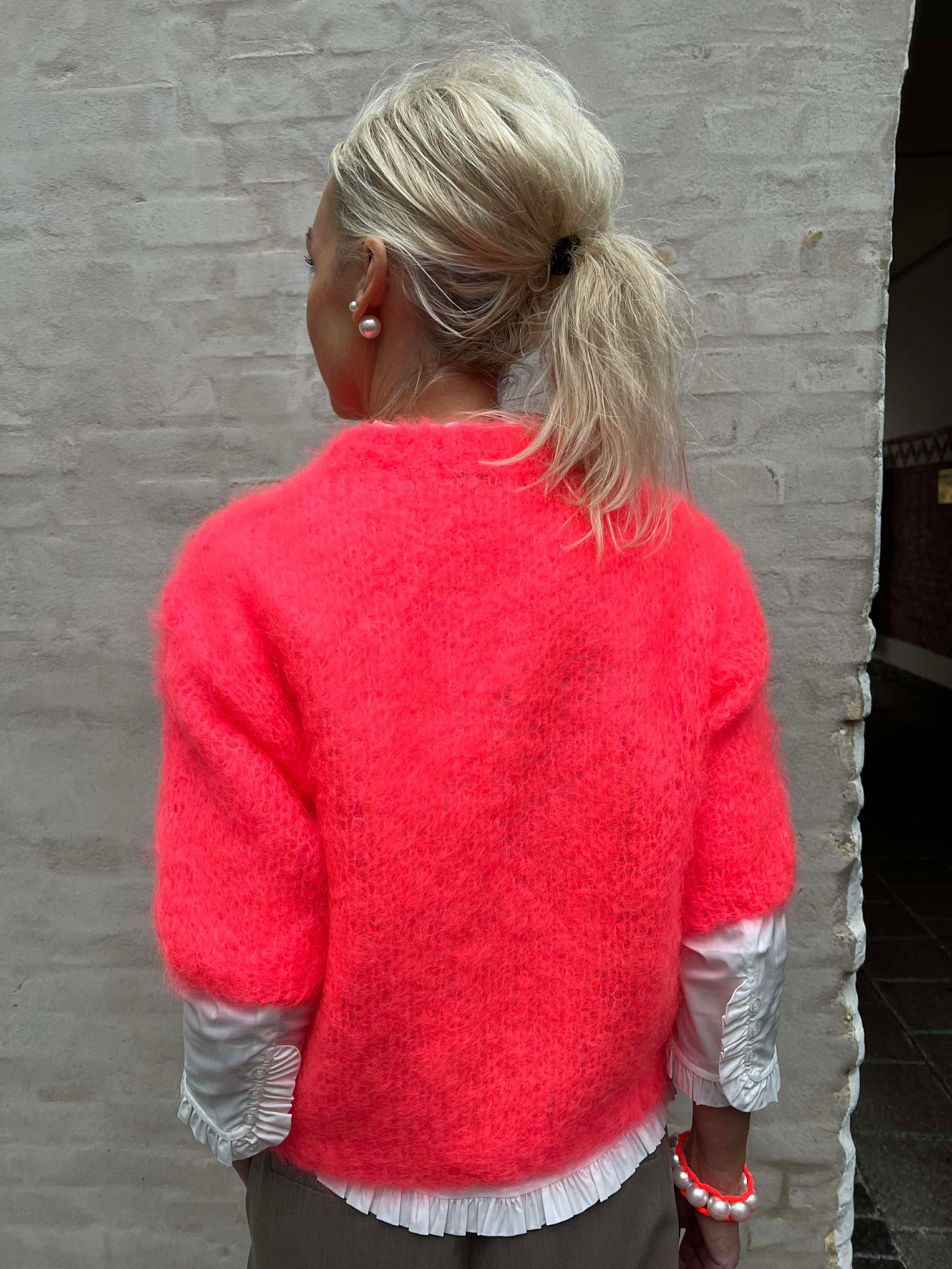 Renata Knit - Coral Mohair
