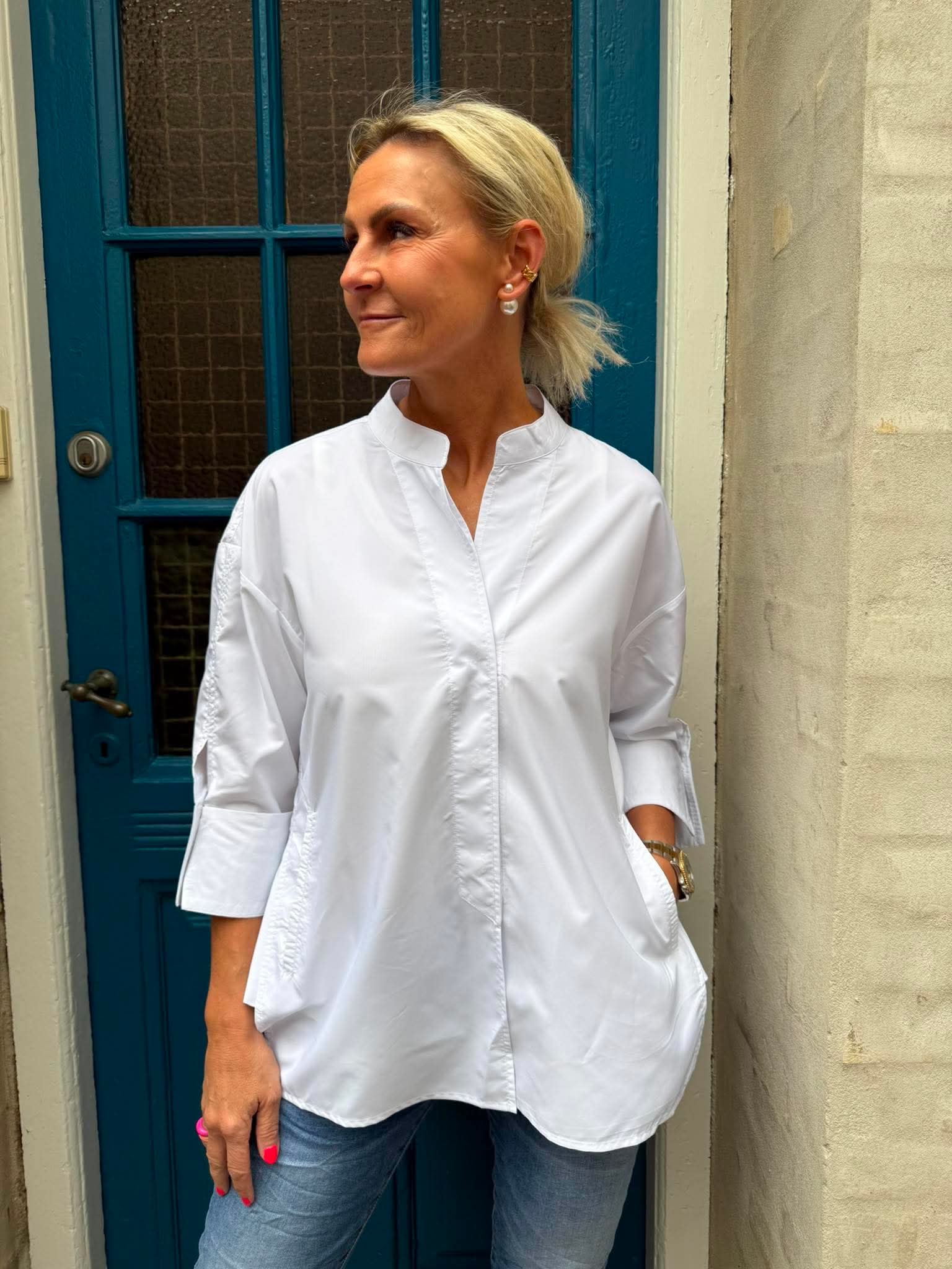 Luna shirt - The good luck club - Paper White
