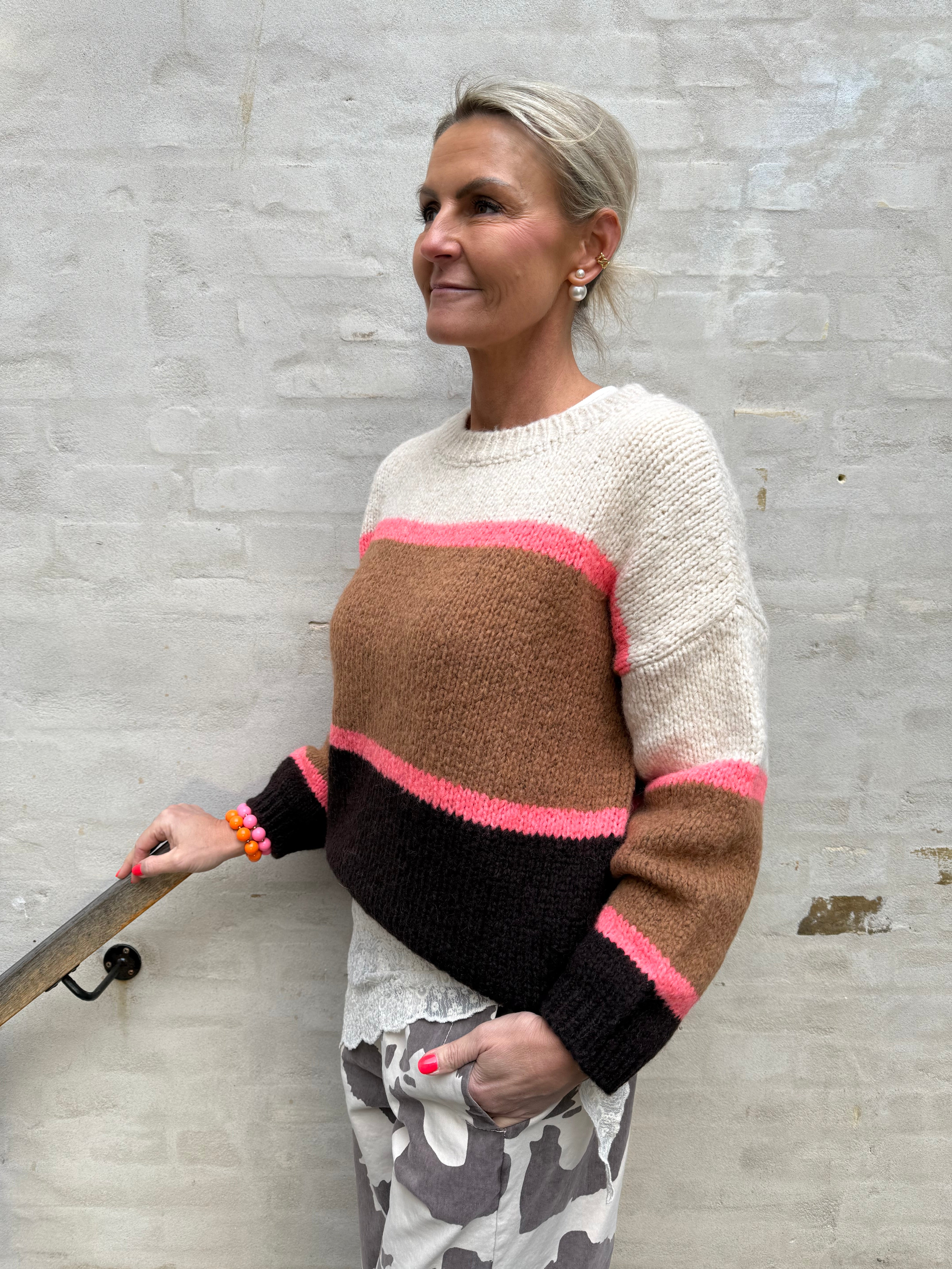 HILDUR knit jumper - Camel