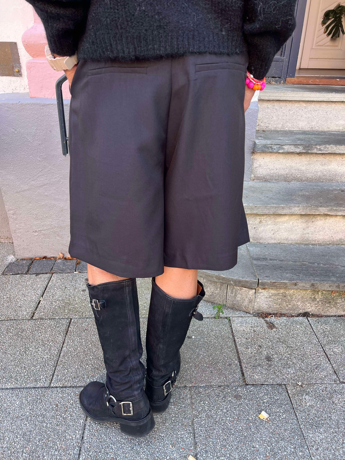 Nika Bermuda Shorts - Black
