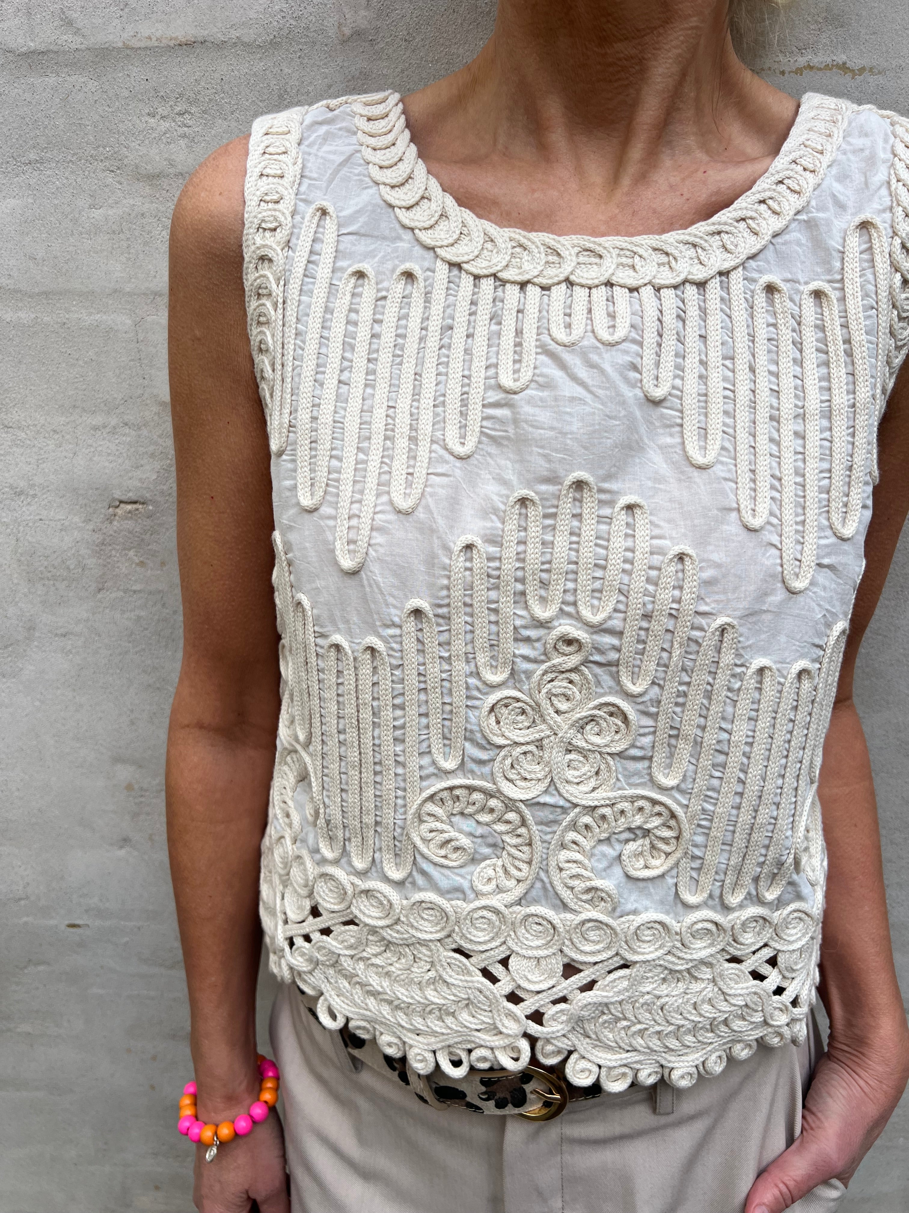 Prima knit top sandshell